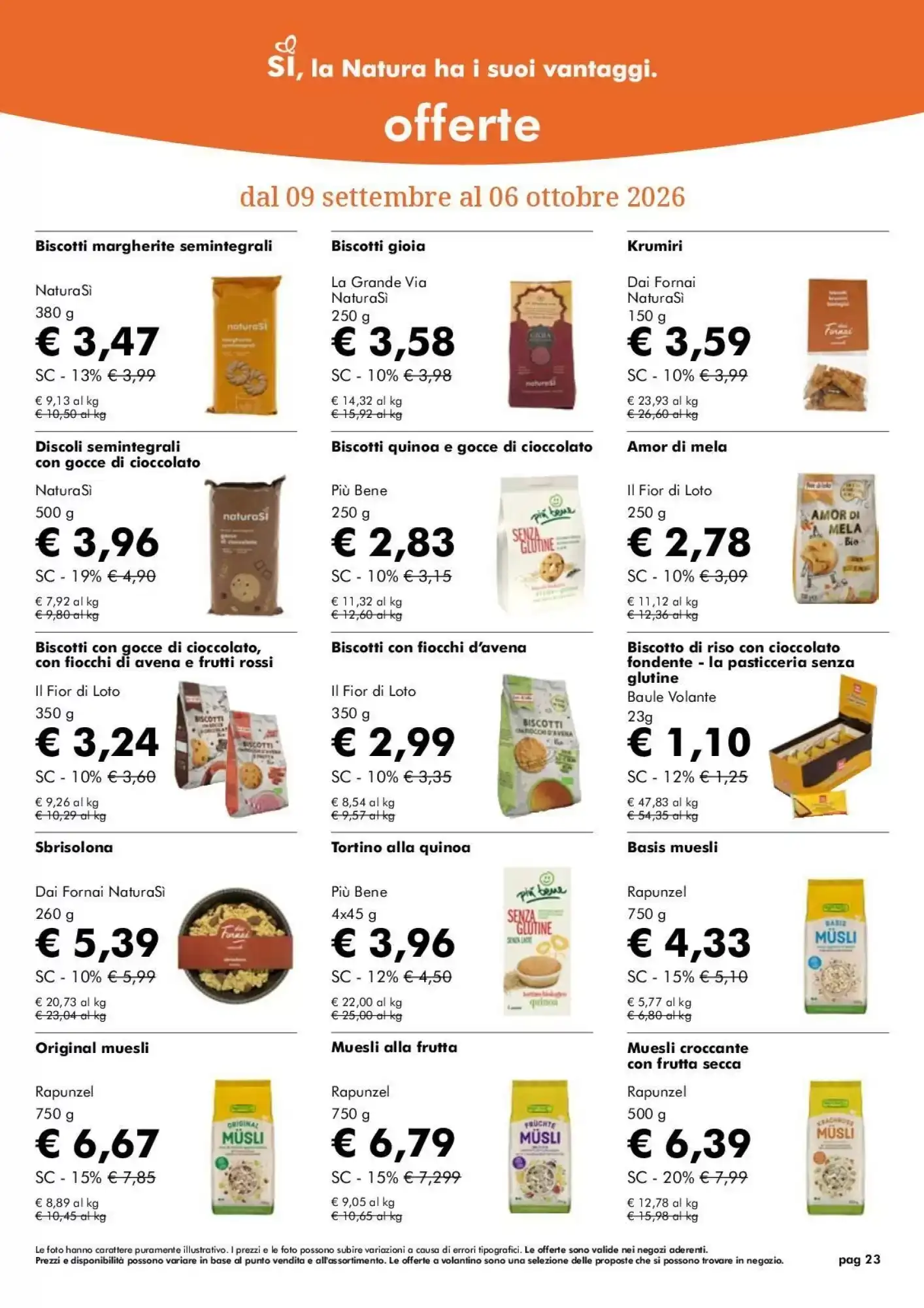 Volantino Naturasì Volantino Naturasì pagina 23