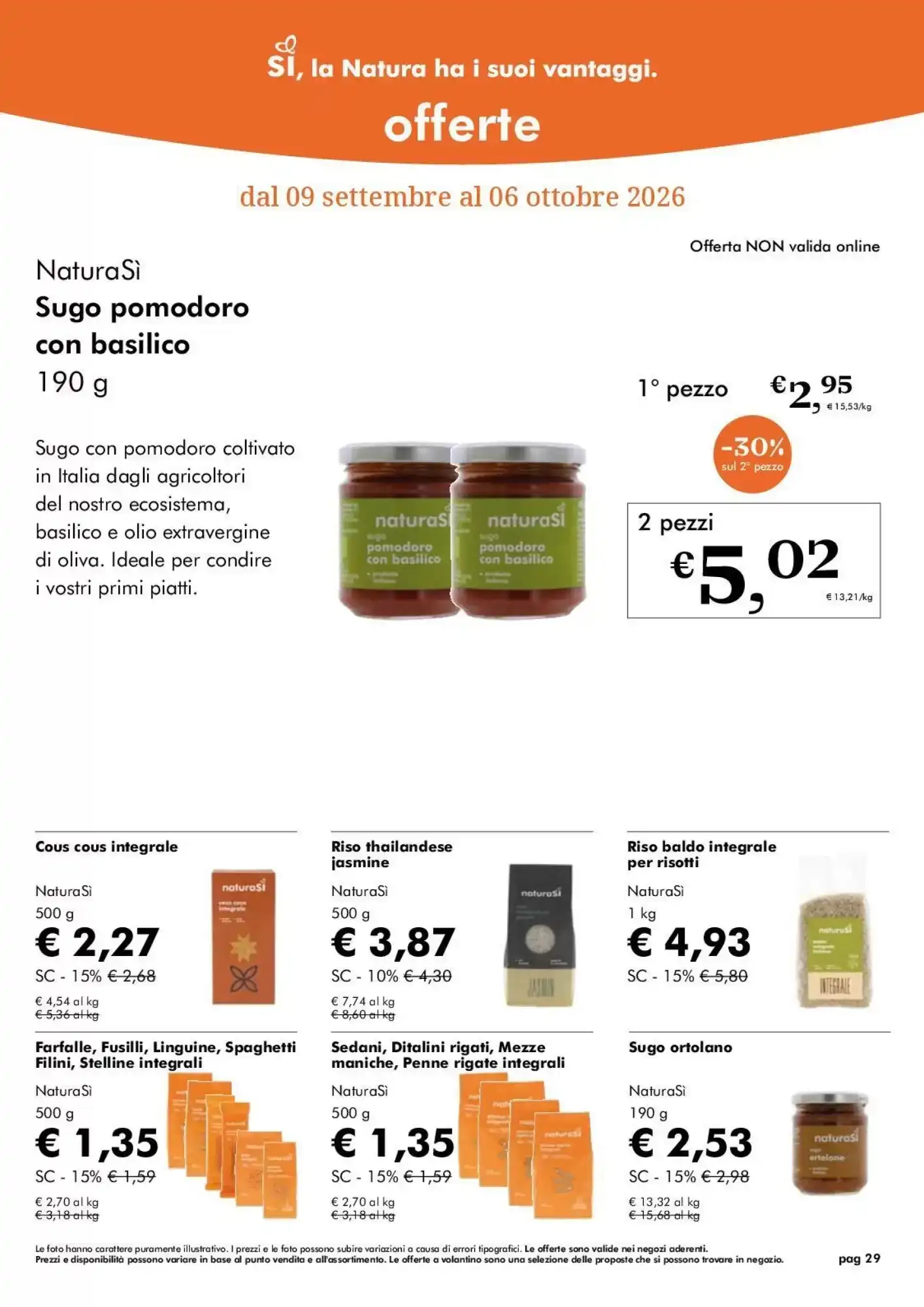 Volantino Naturasì Volantino Naturasì pagina 29