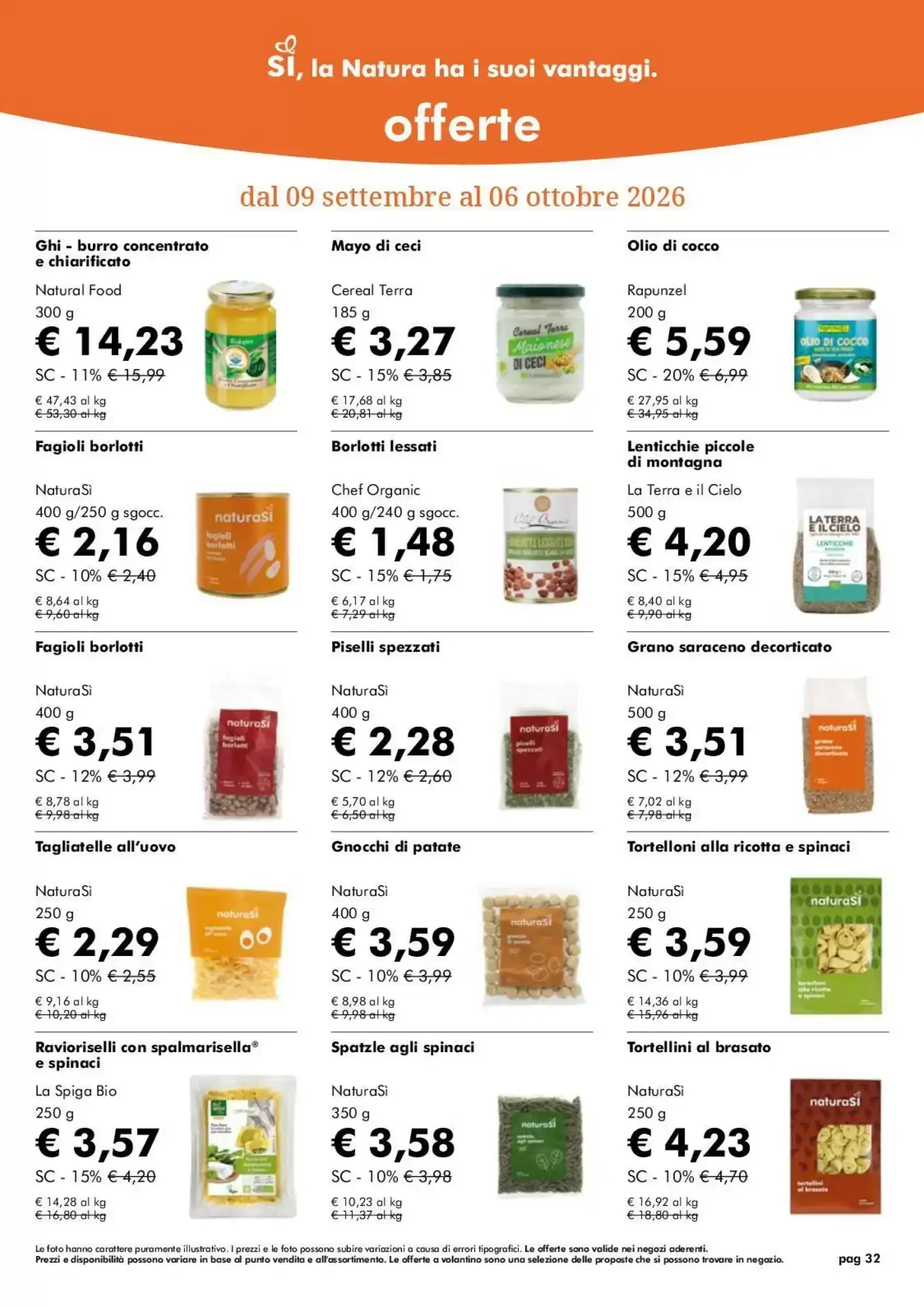 Volantino Naturasì Volantino Naturasì pagina 32