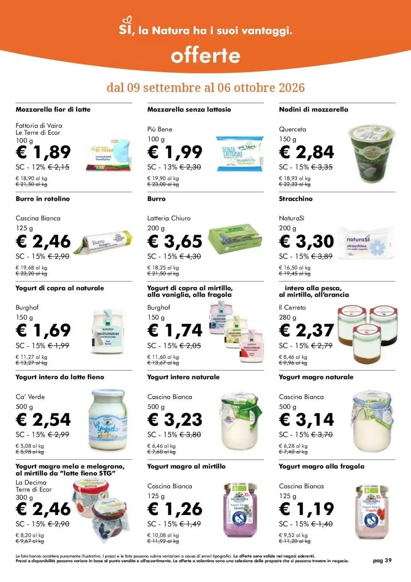 Volantino Naturasì Volantino Naturasì pagina 39