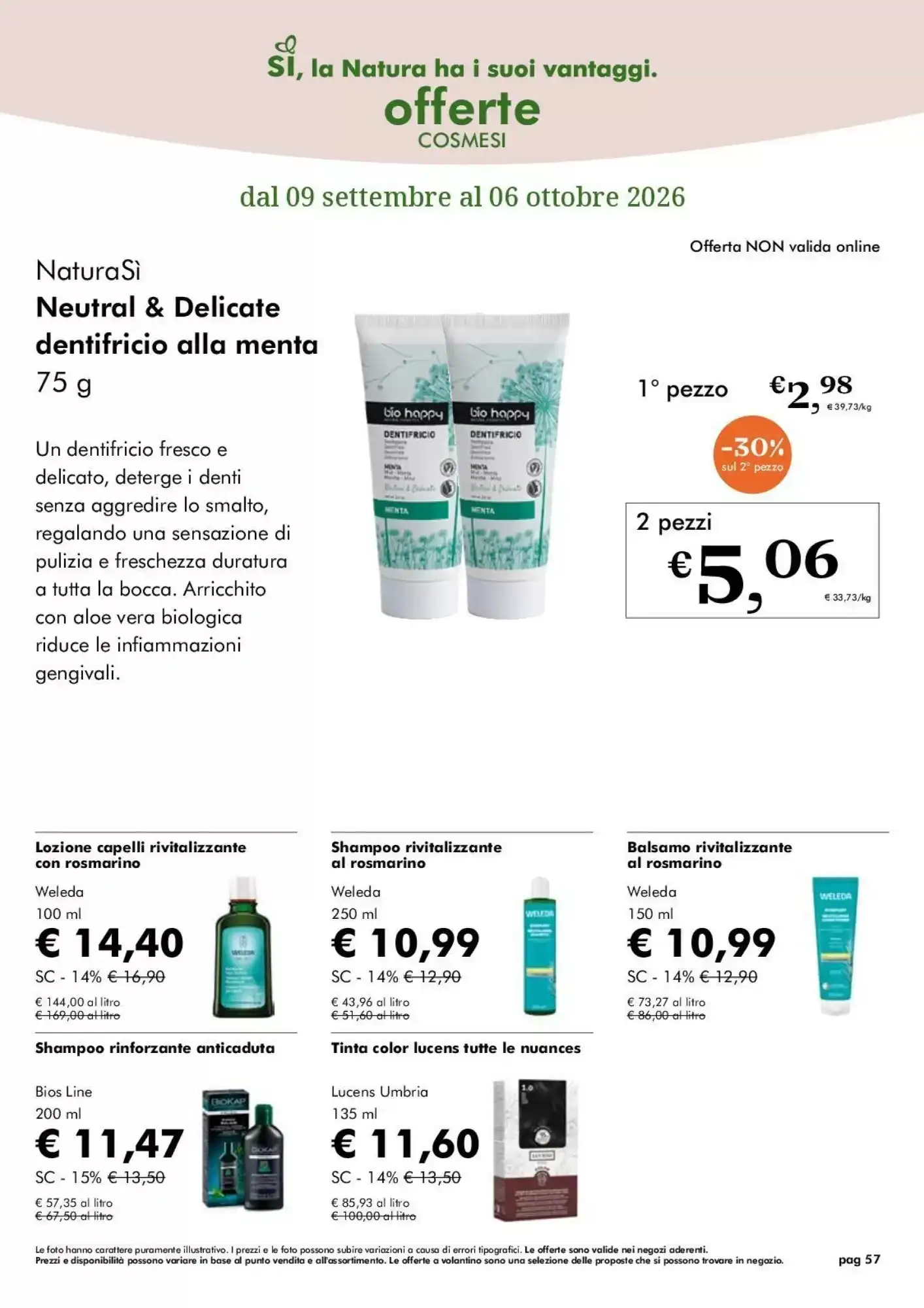 Volantino Naturasì Volantino Naturasì pagina 57