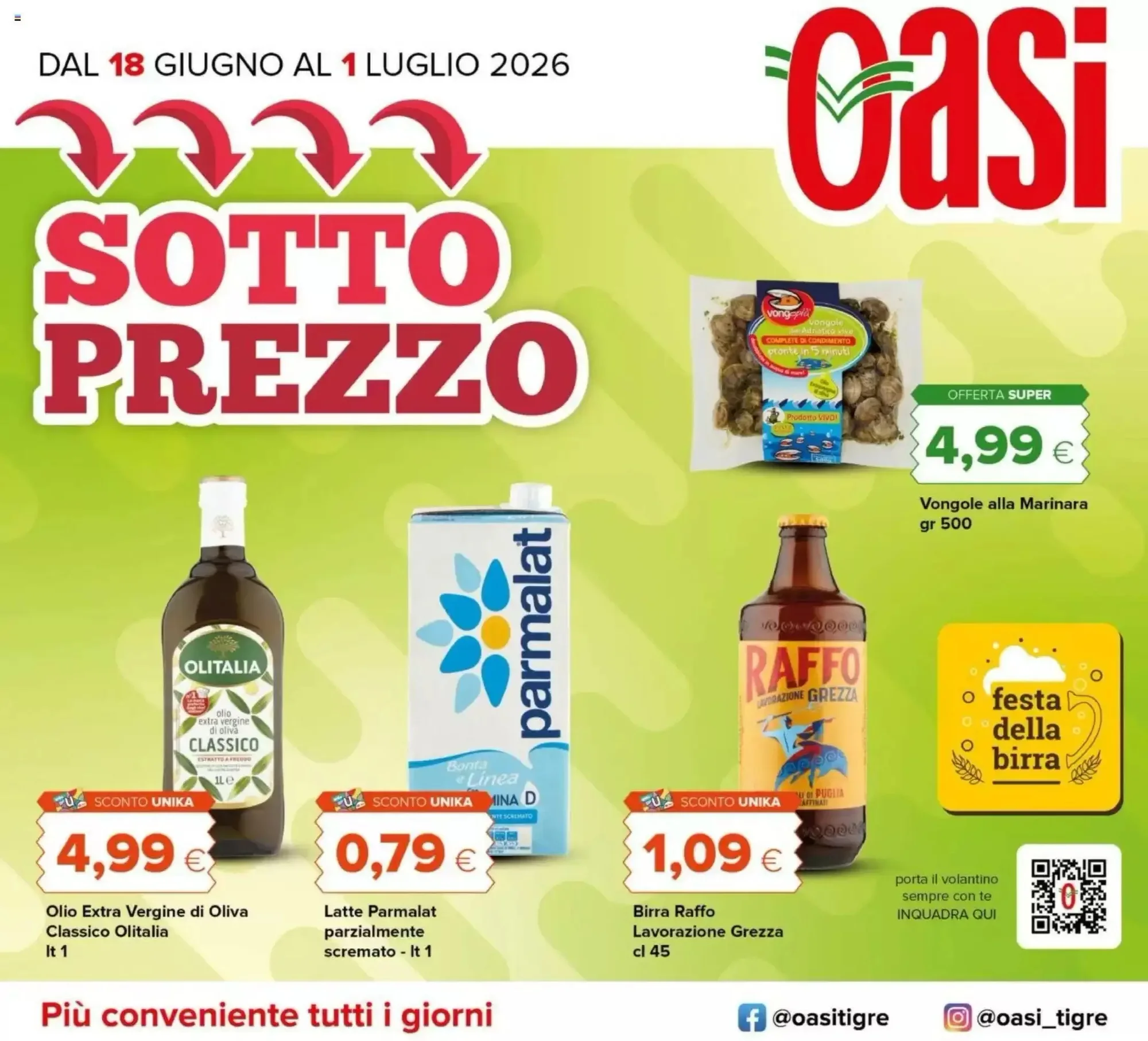 Copertina Oasi - Volantino Oasi