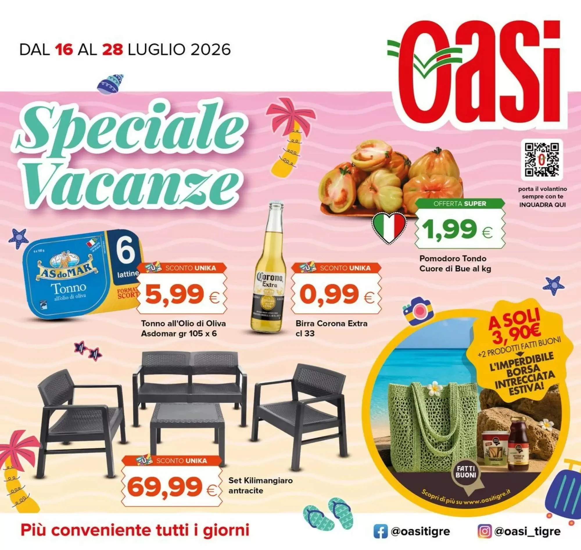 Copertina Oasi - Volantino Oasi