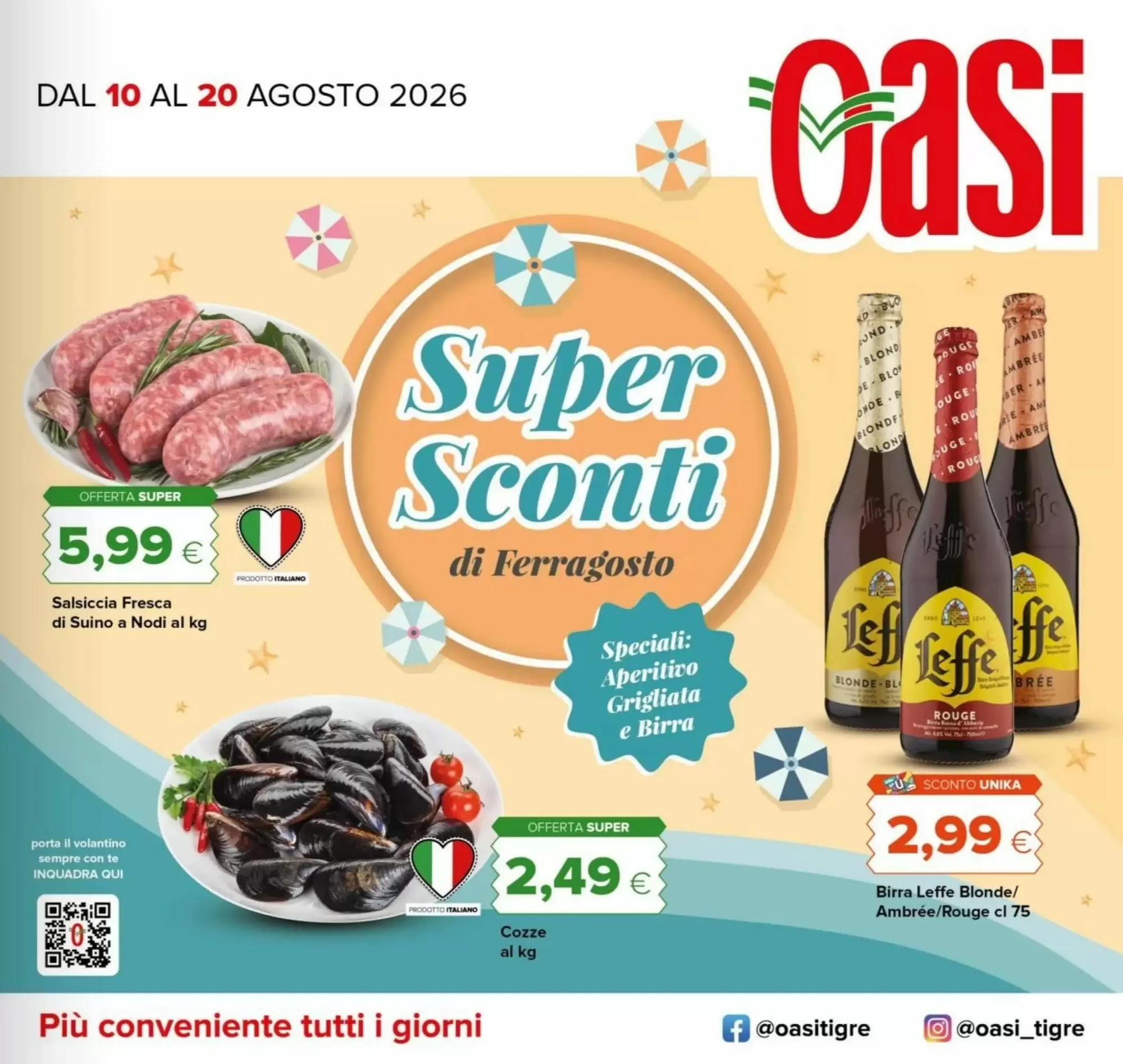 Copertina Oasi - Volantino Oasi