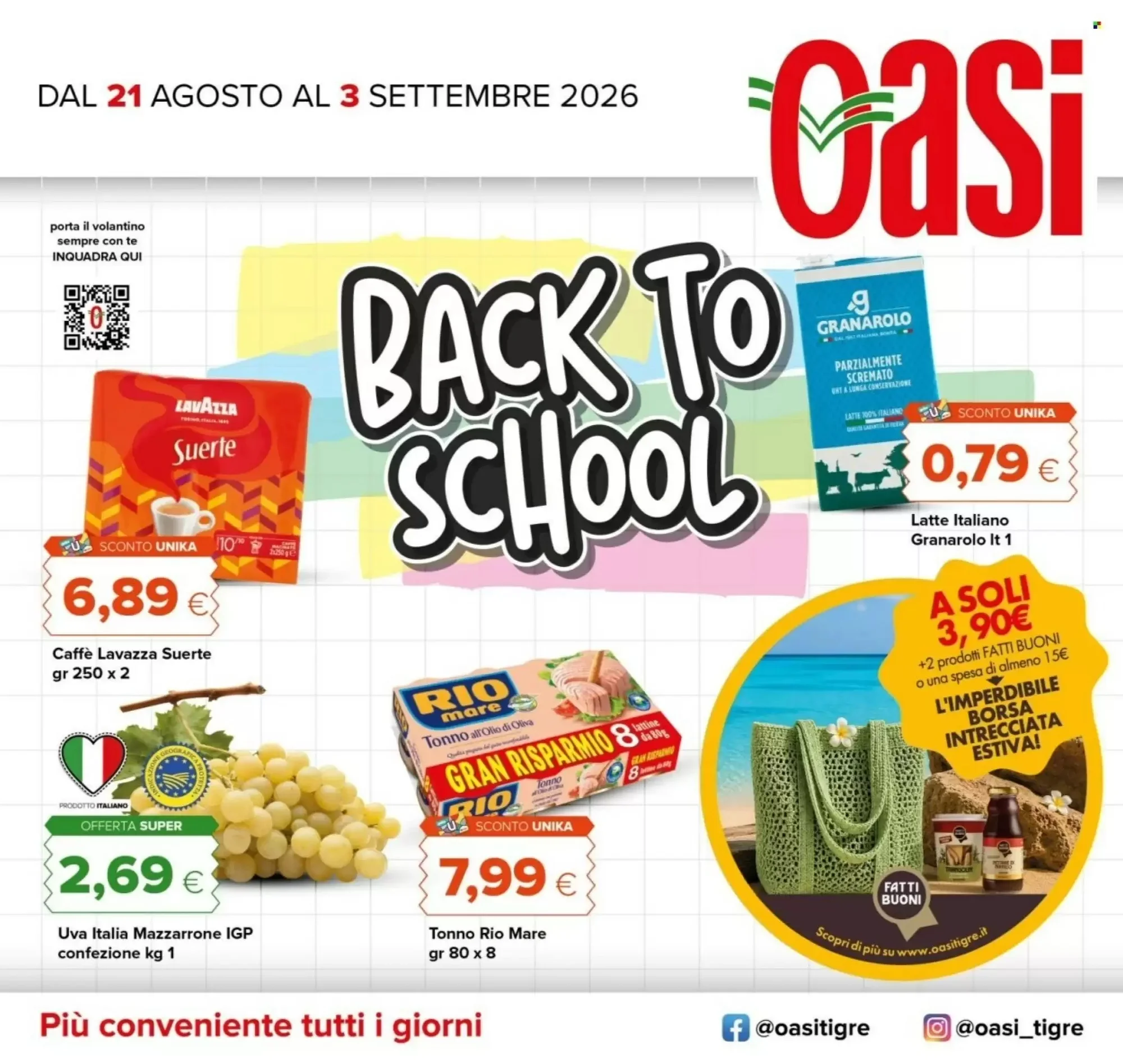 Copertina Oasi - Volantino Oasi
