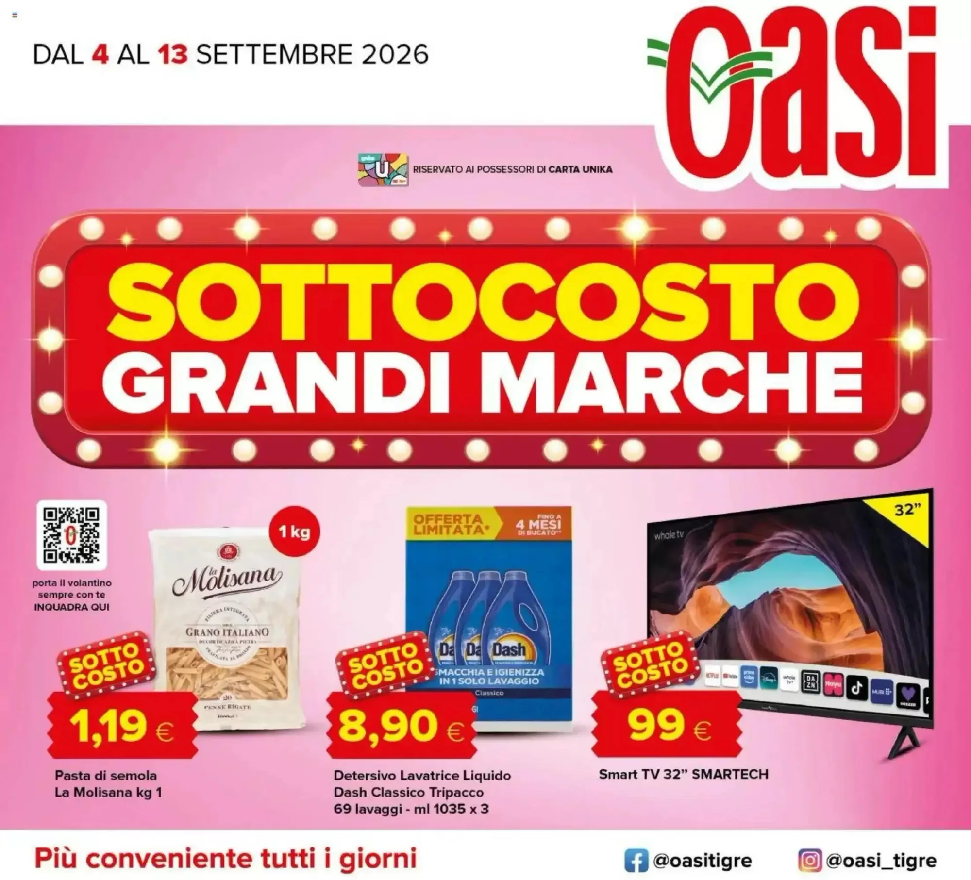 Copertina Oasi - Volantino Oasi