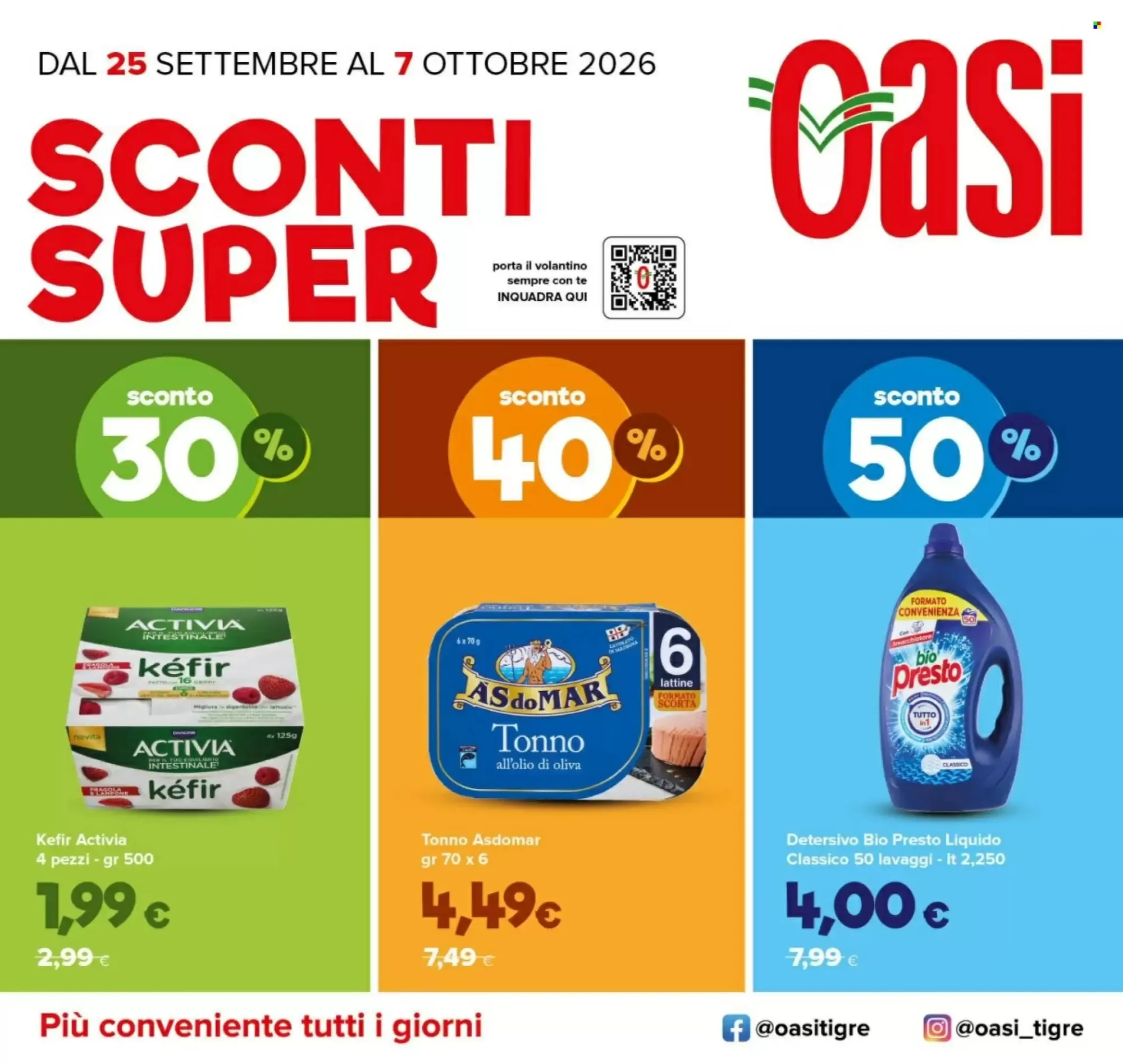 Copertina Oasi - Volantino Oasi