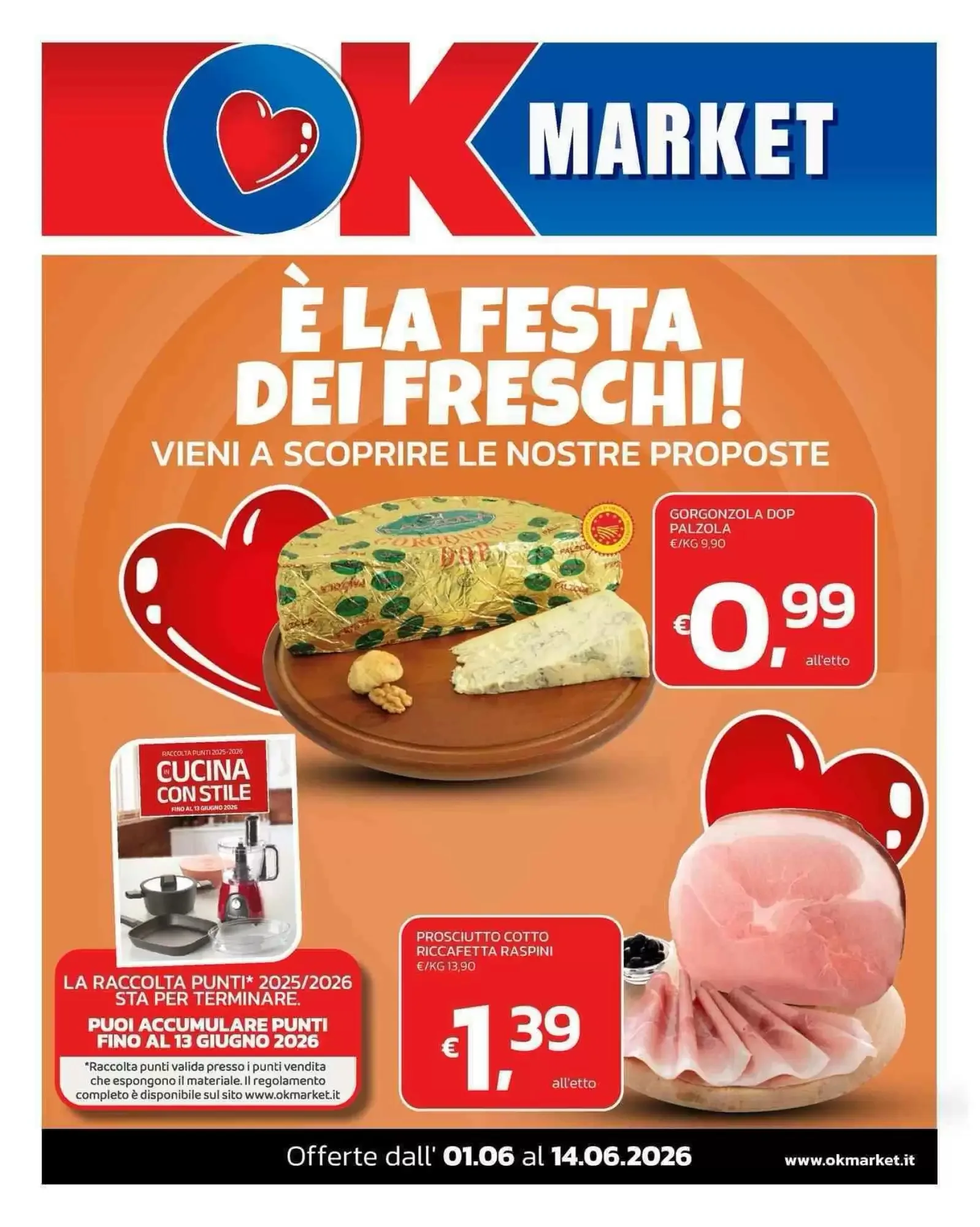 Copertina Ok Market - Volantino Ok Market