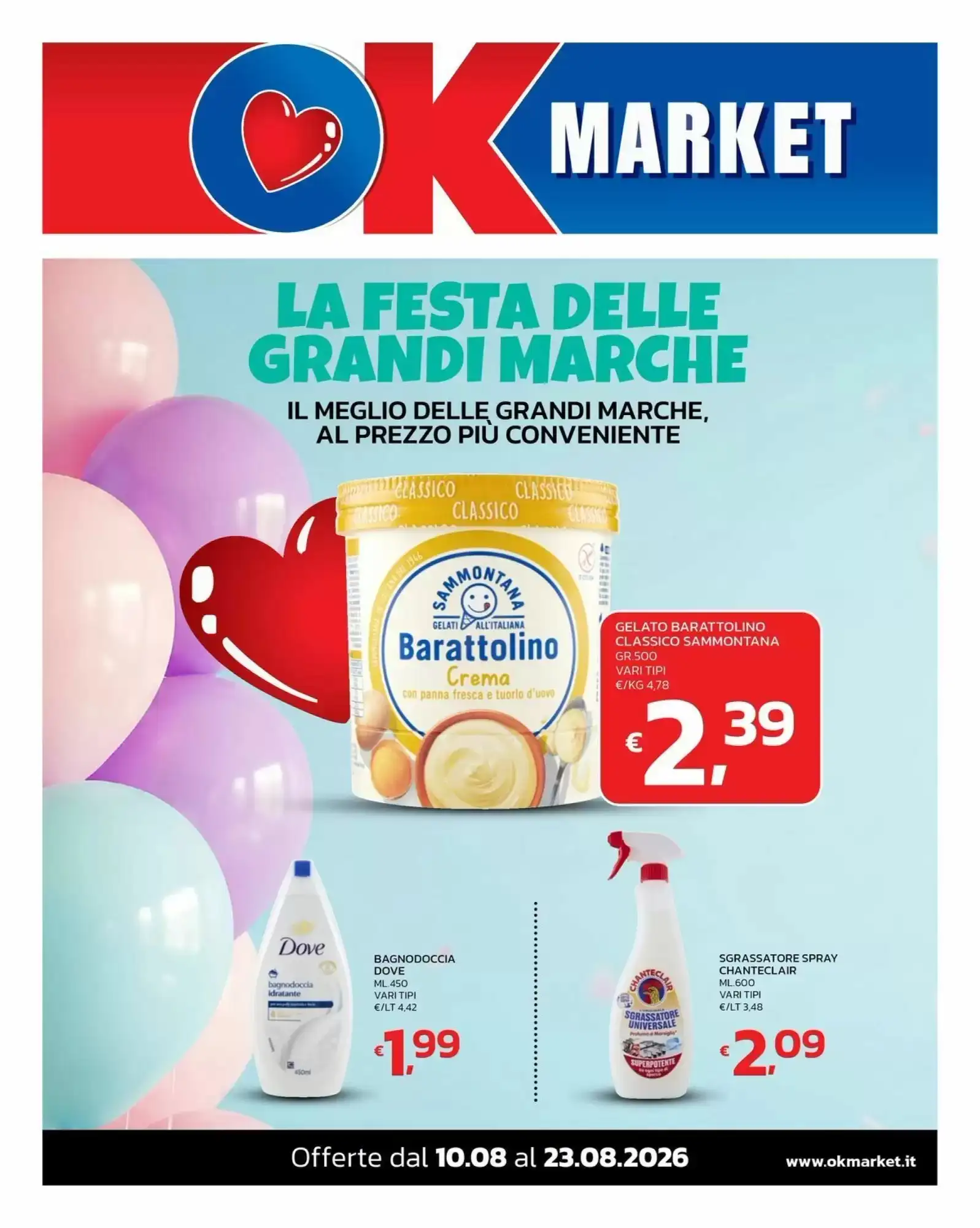 Copertina Ok Market - Volantino Ok Market