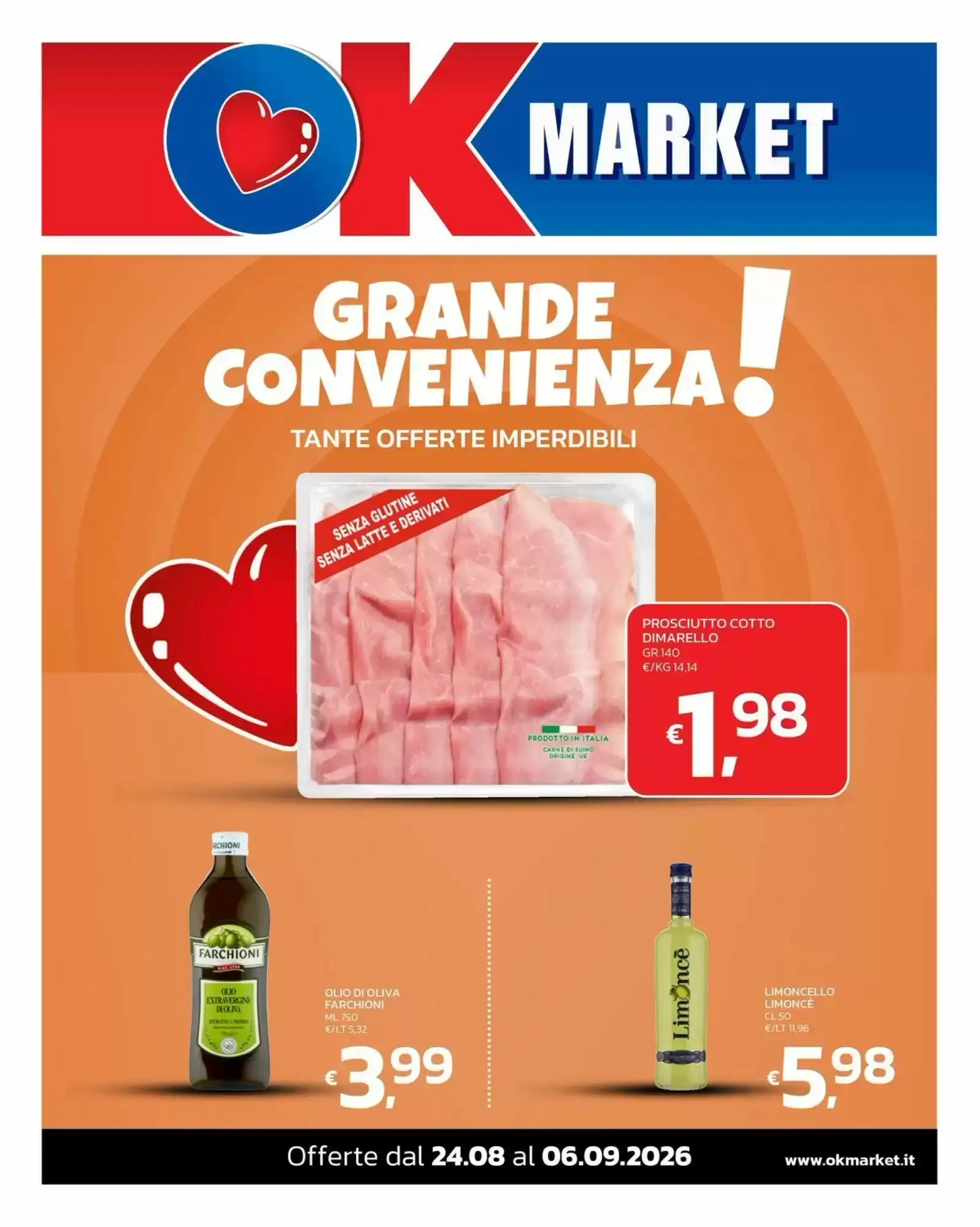 Copertina Ok Market - Volantino Ok Market