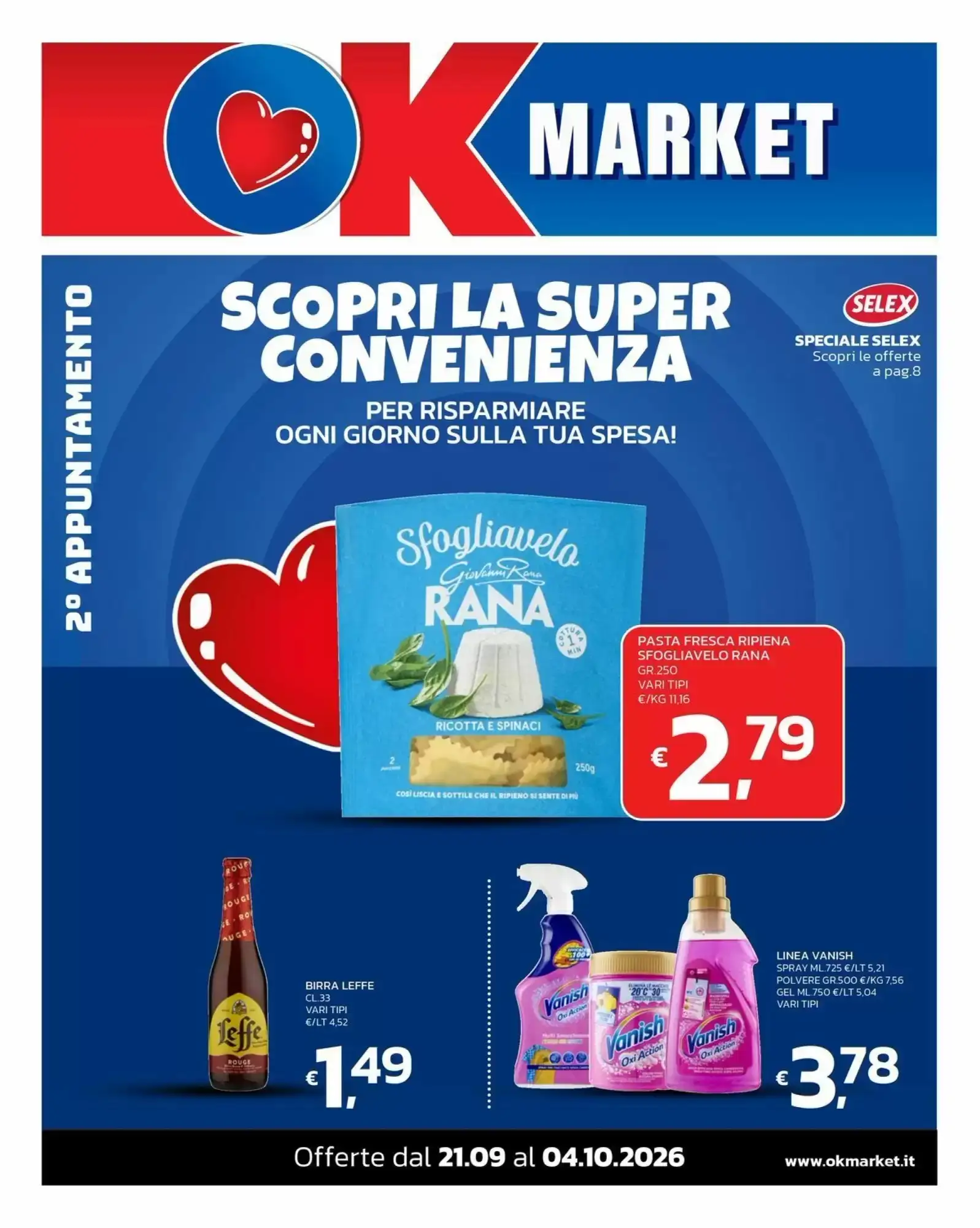 Copertina Ok Market - Volantino Ok Market