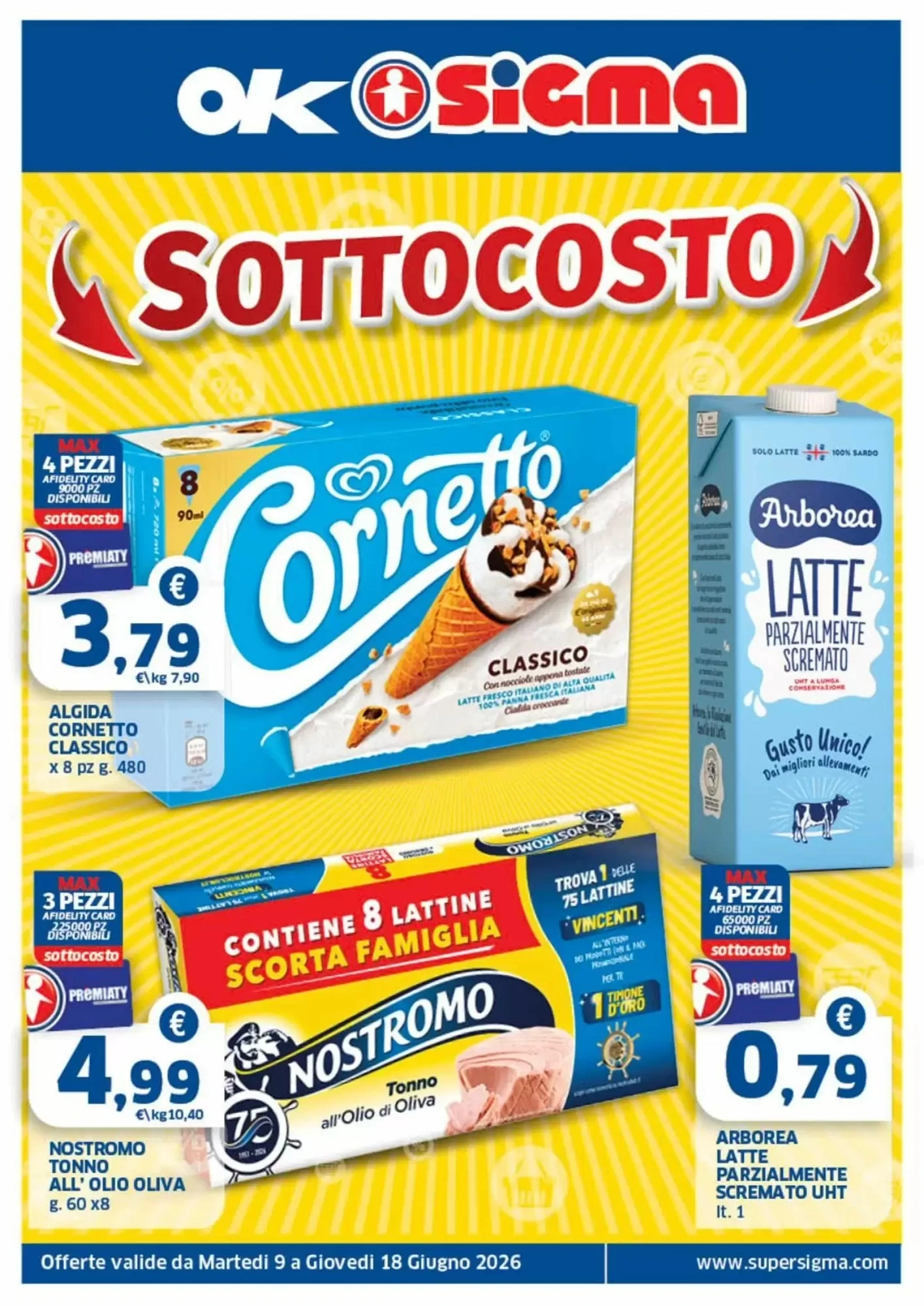 Copertina Ok Sigma - Volantino Ok Sigma