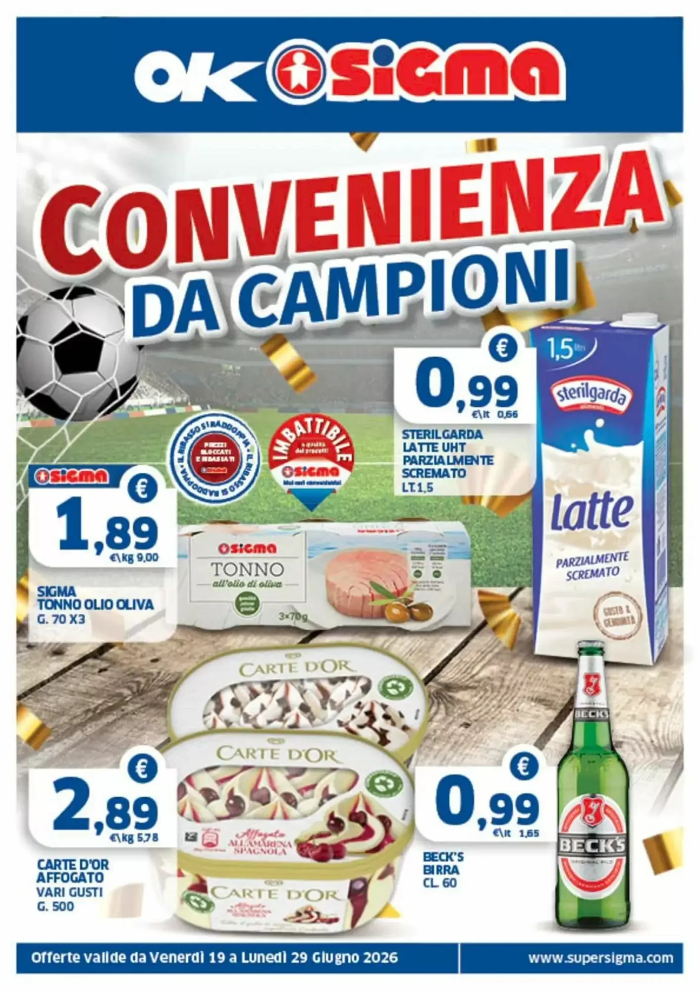 Copertina Ok Sigma - Volantino Ok Sigma