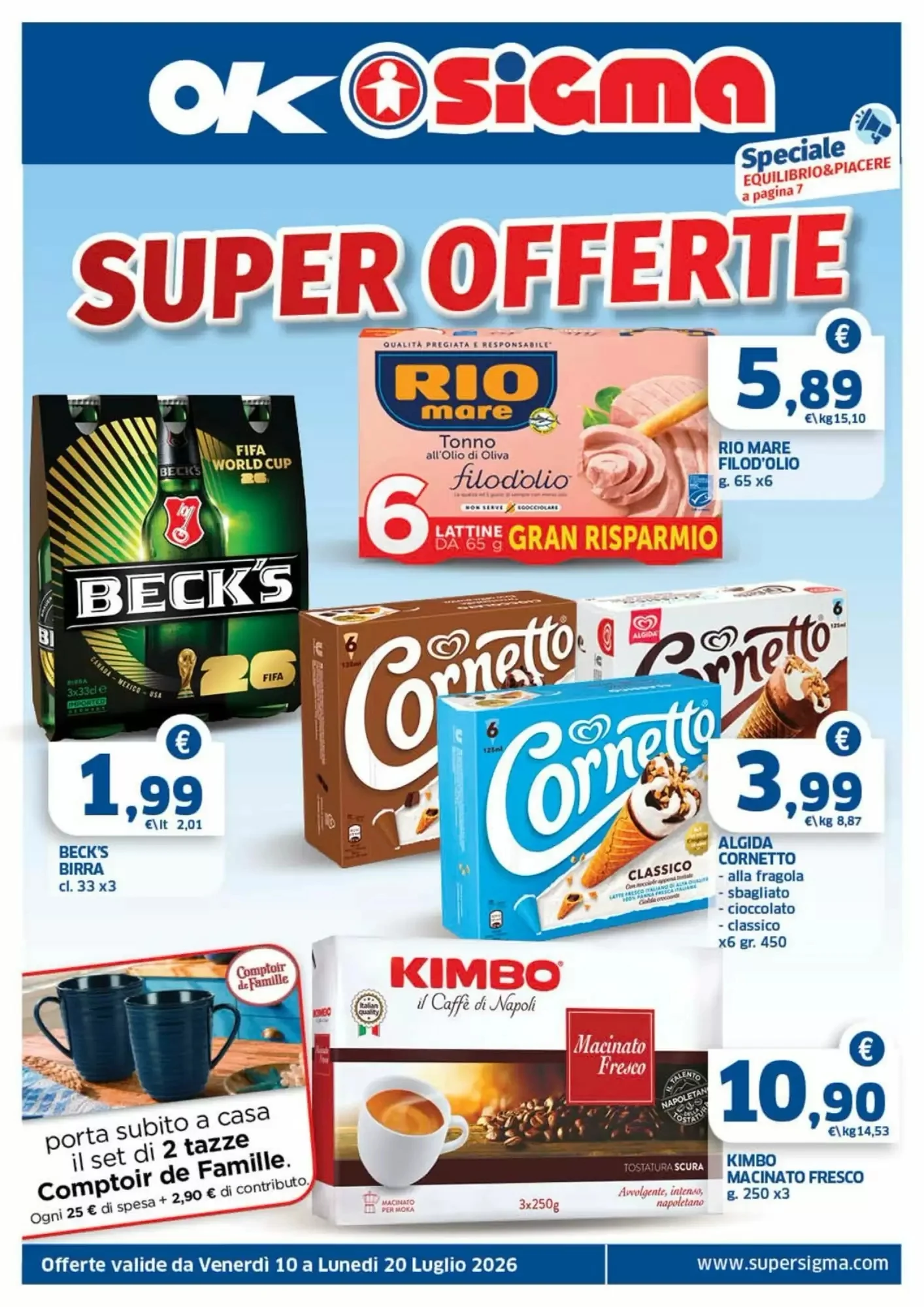 Copertina Ok Sigma - Volantino Ok Sigma