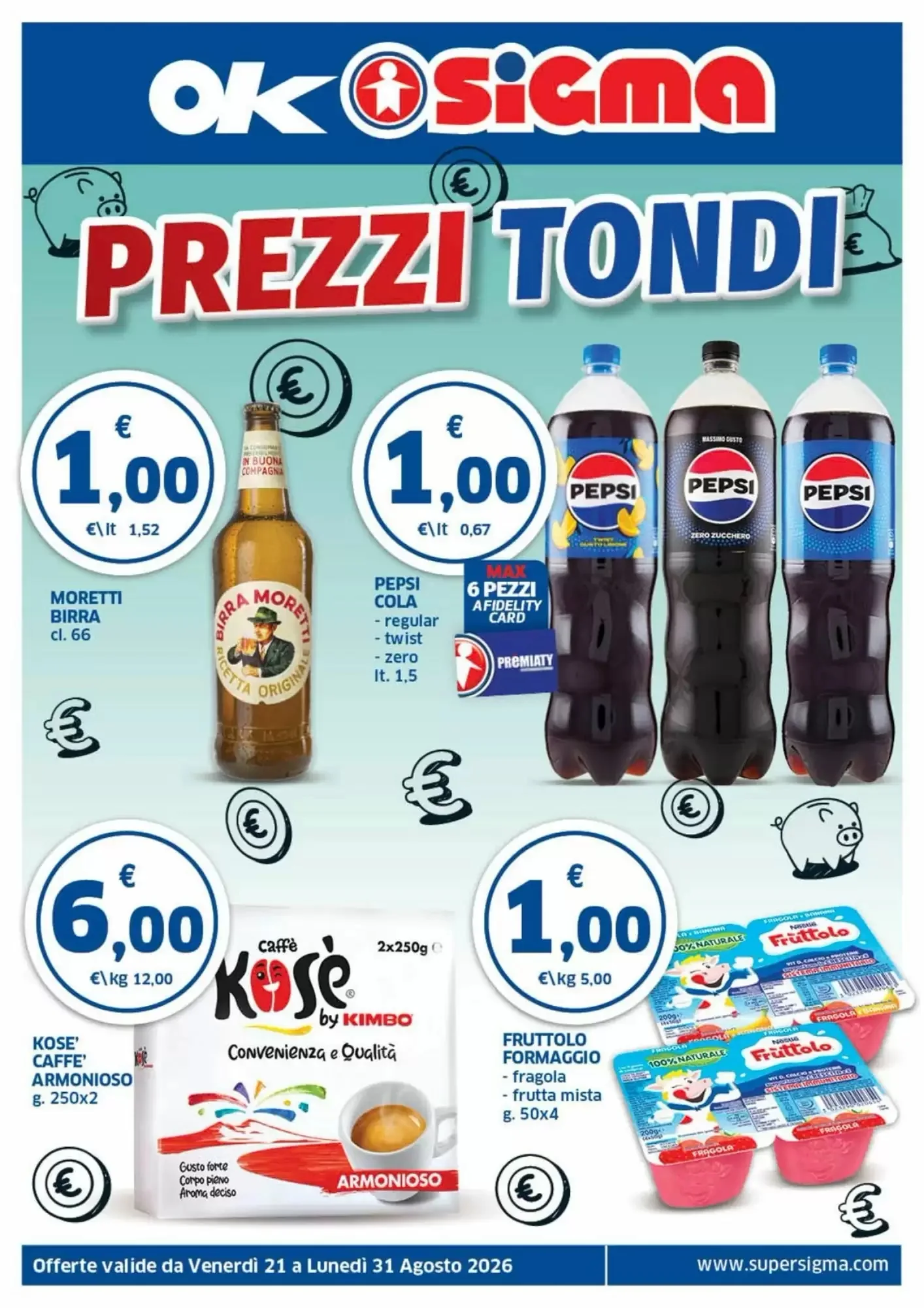 Copertina Ok Sigma - Volantino Ok Sigma
