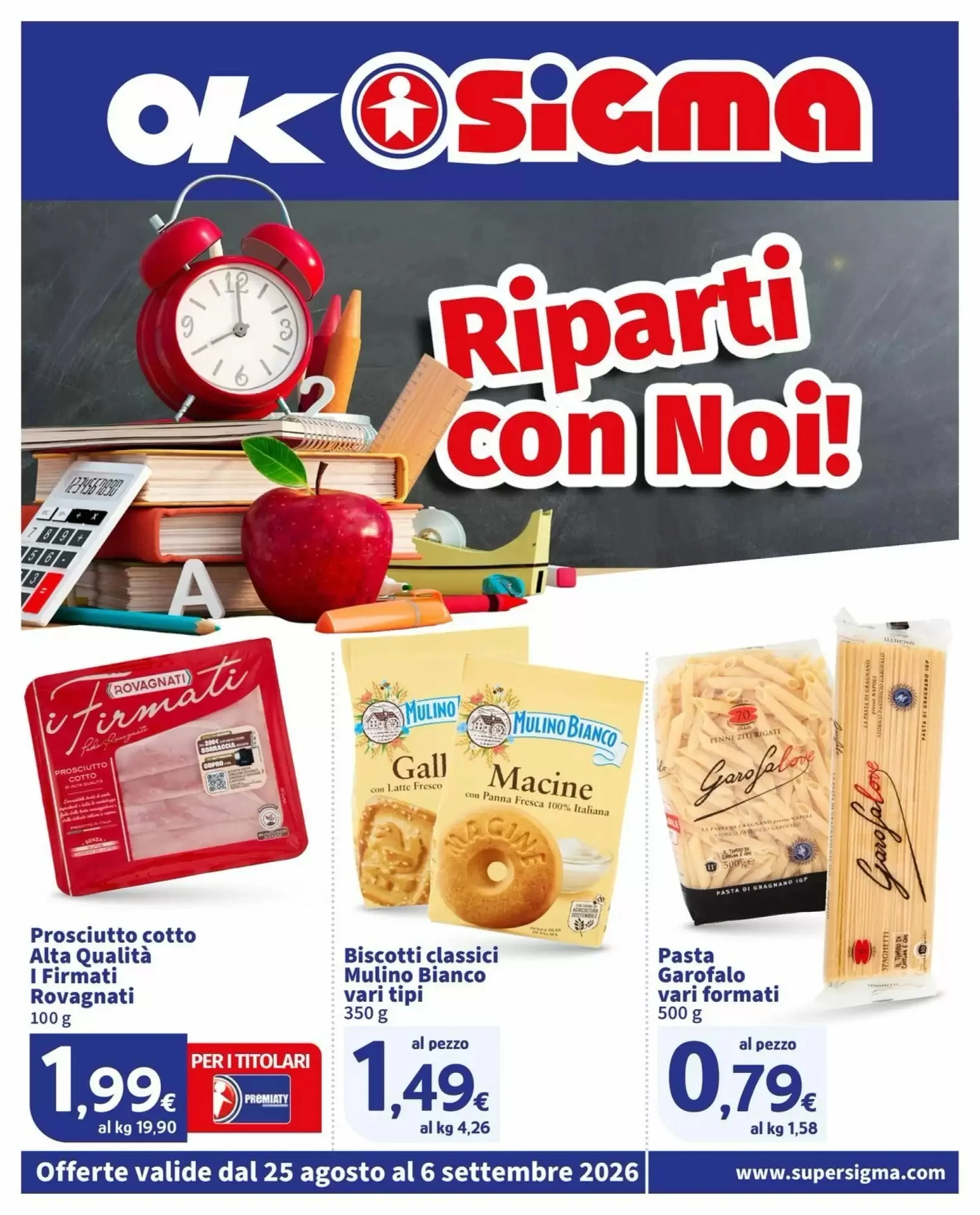 Copertina Ok Sigma - Volantino Ok Sigma