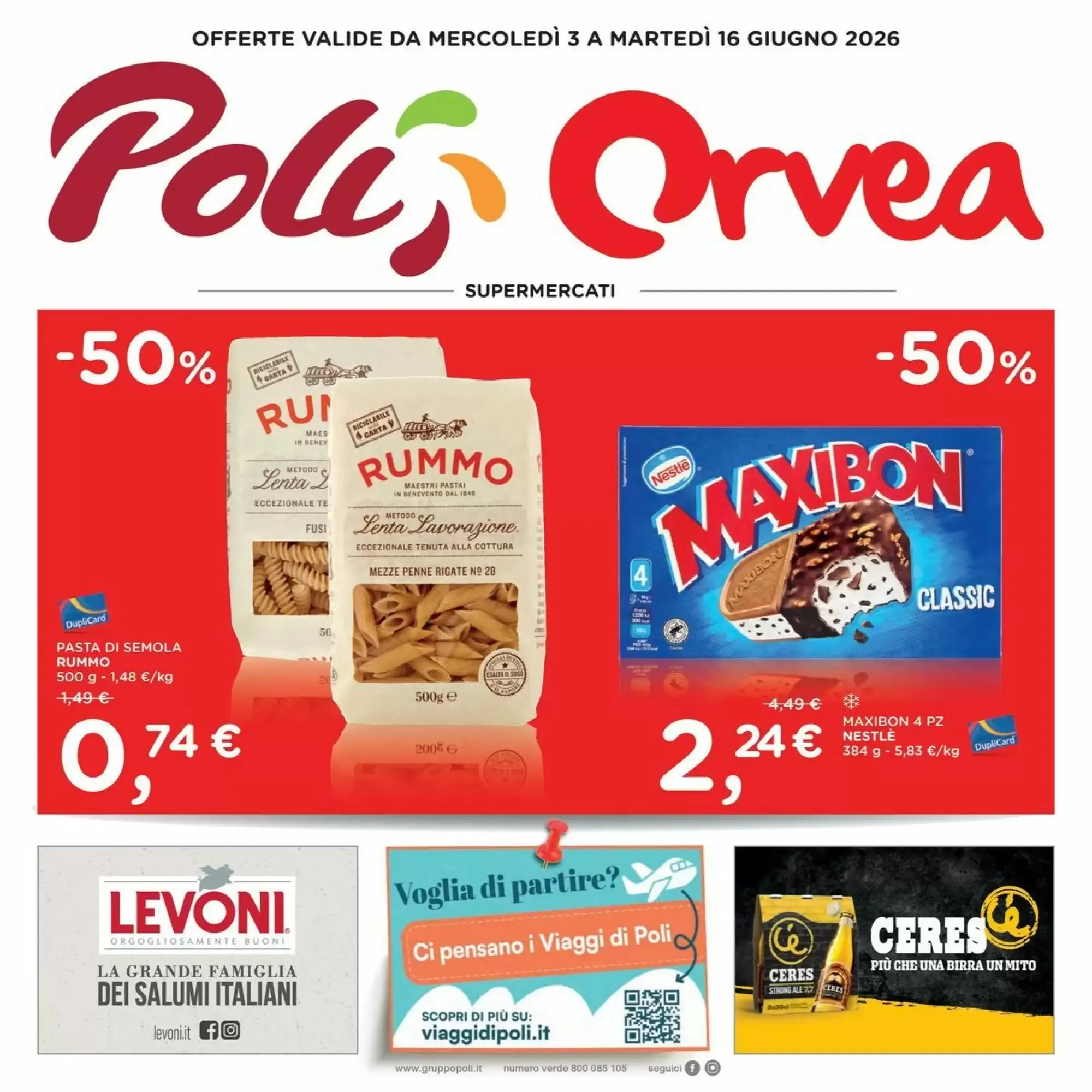 Copertina Orvea - Volantino Orvea