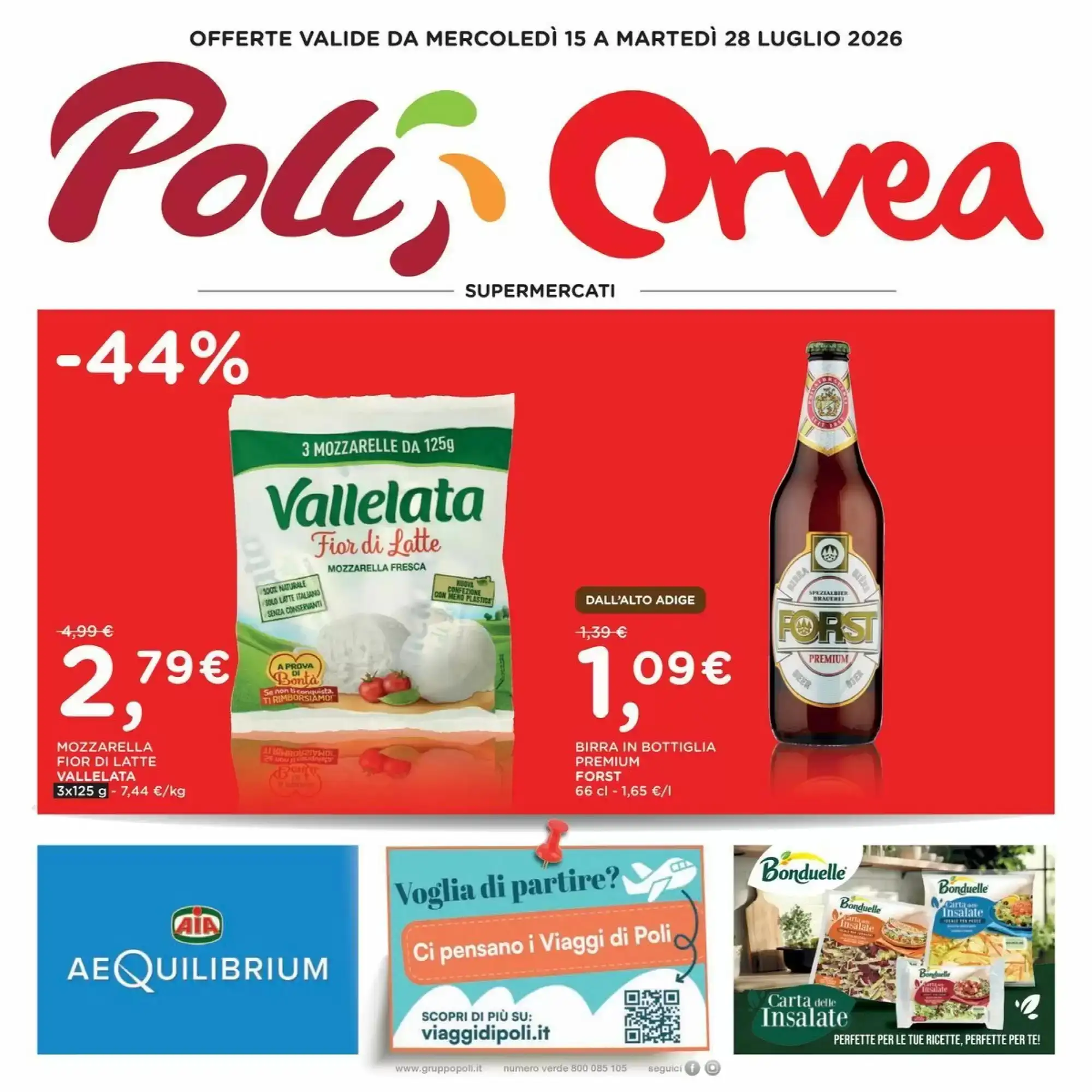 Copertina Orvea - Volantino Orvea
