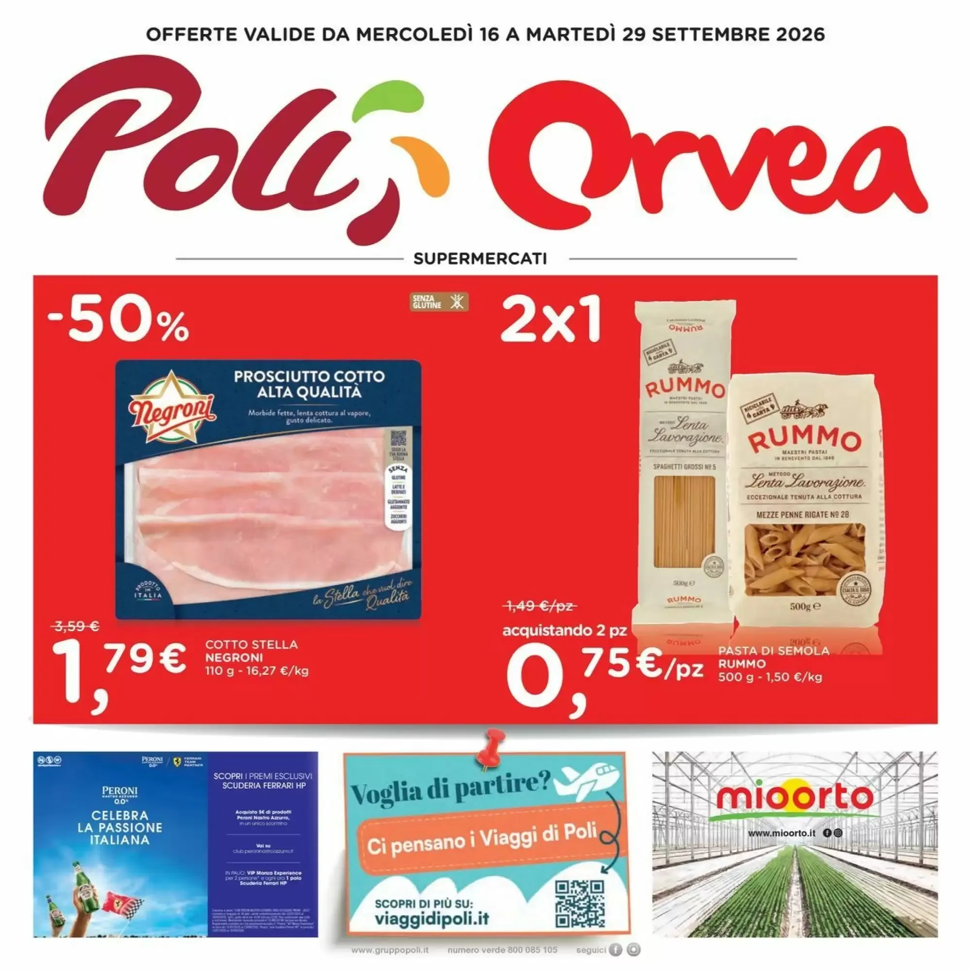 Copertina Orvea - Volantino Orvea