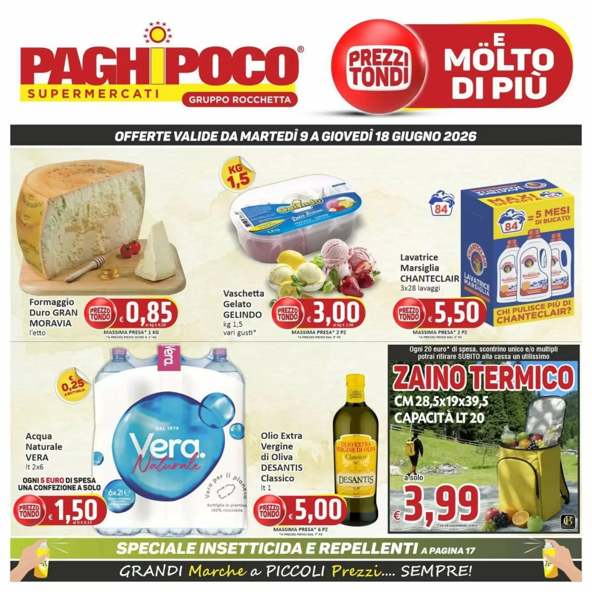 Copertina Paghi Poco - Volantino Paghi Poco