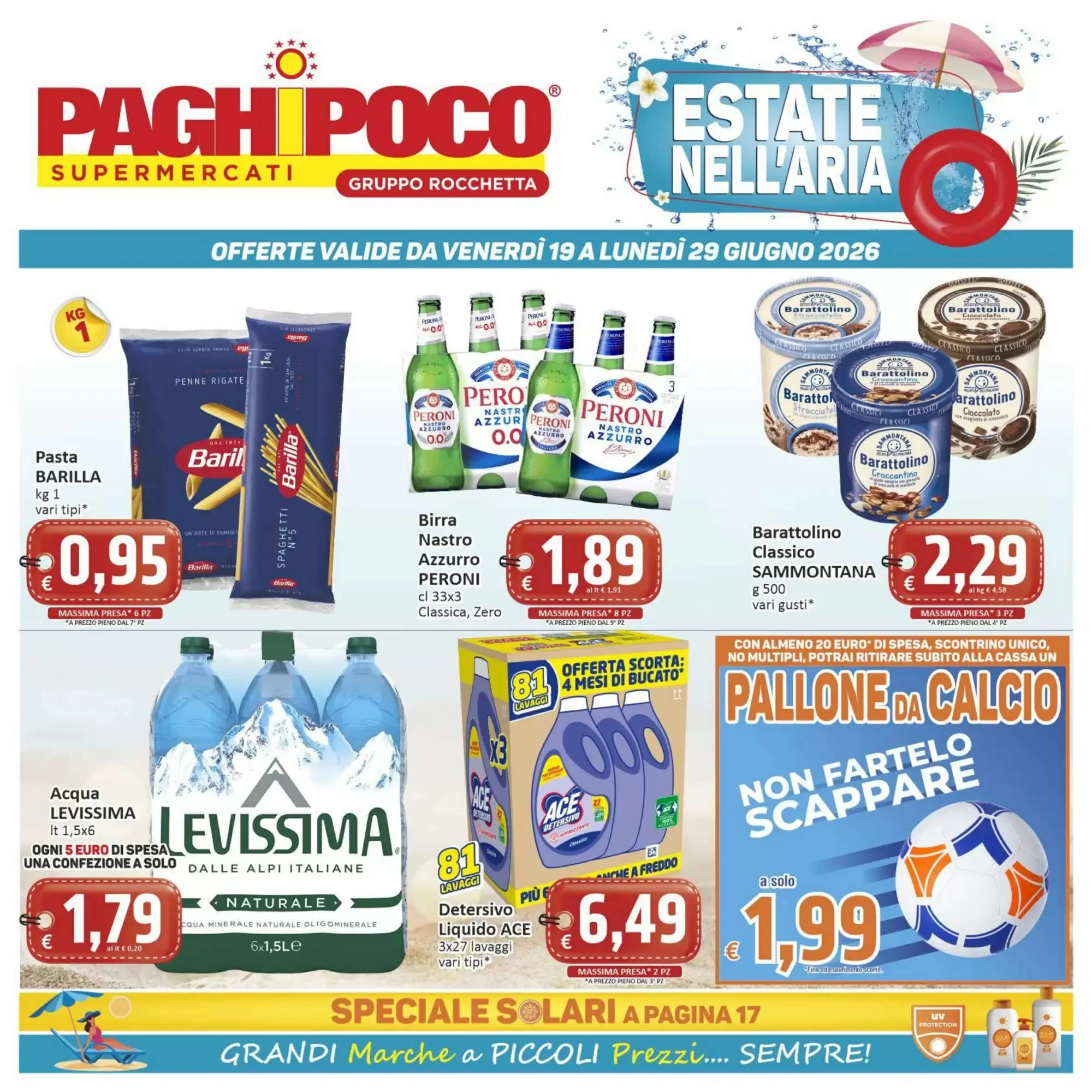 Copertina Paghi Poco - Volantino Paghi Poco