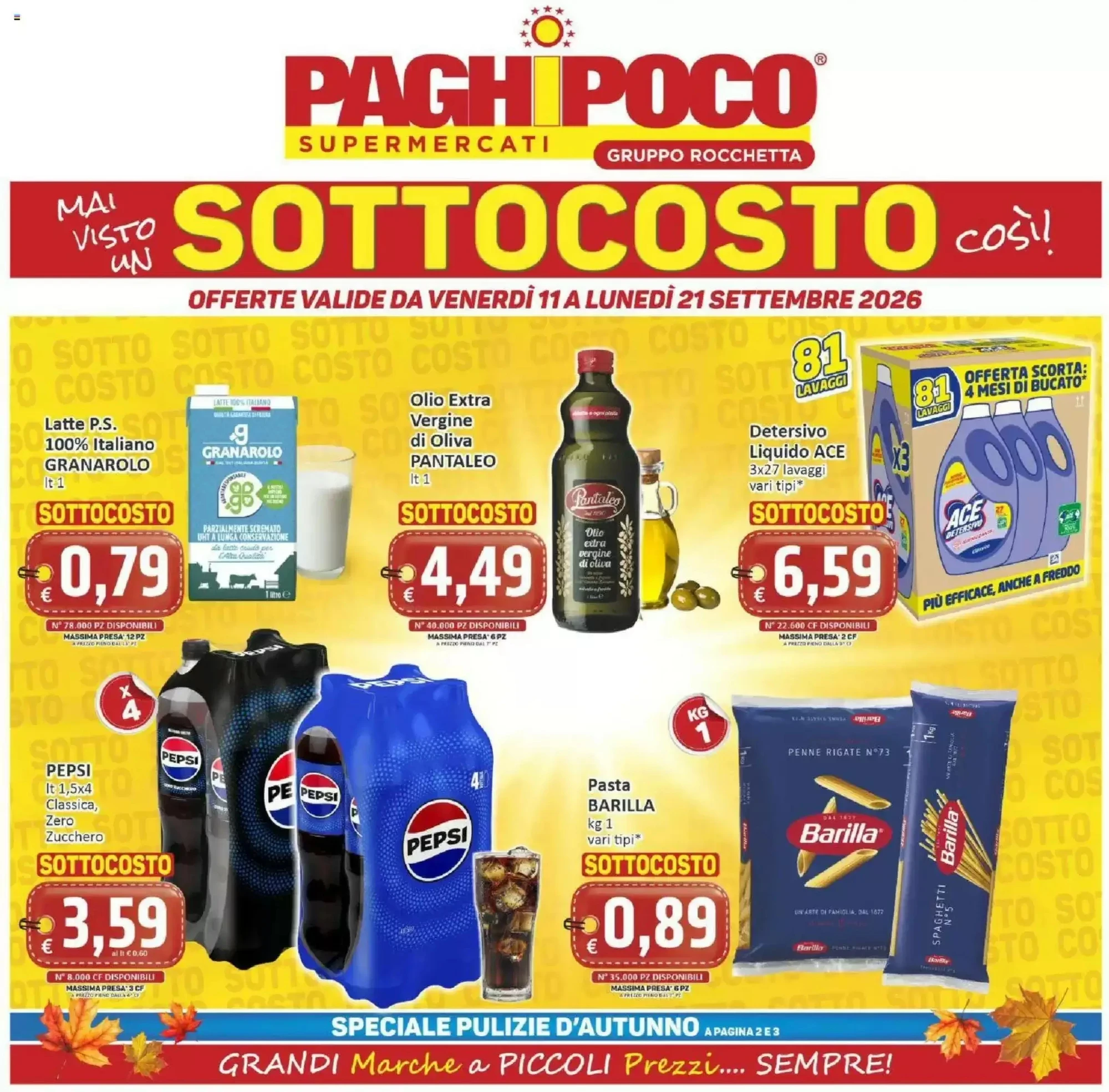 Miniatura Paghi Poco - Volantino Paghi Poco