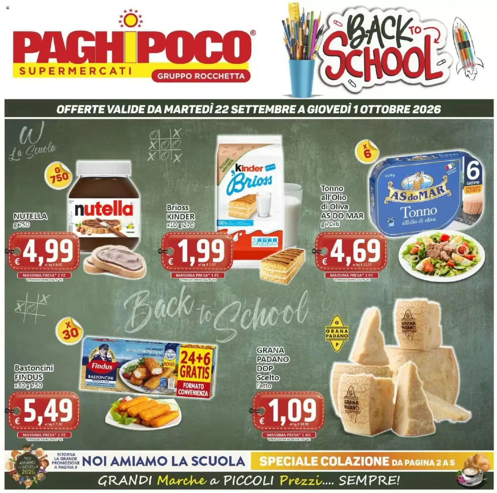 Copertina Paghi Poco - Volantino Paghi Poco