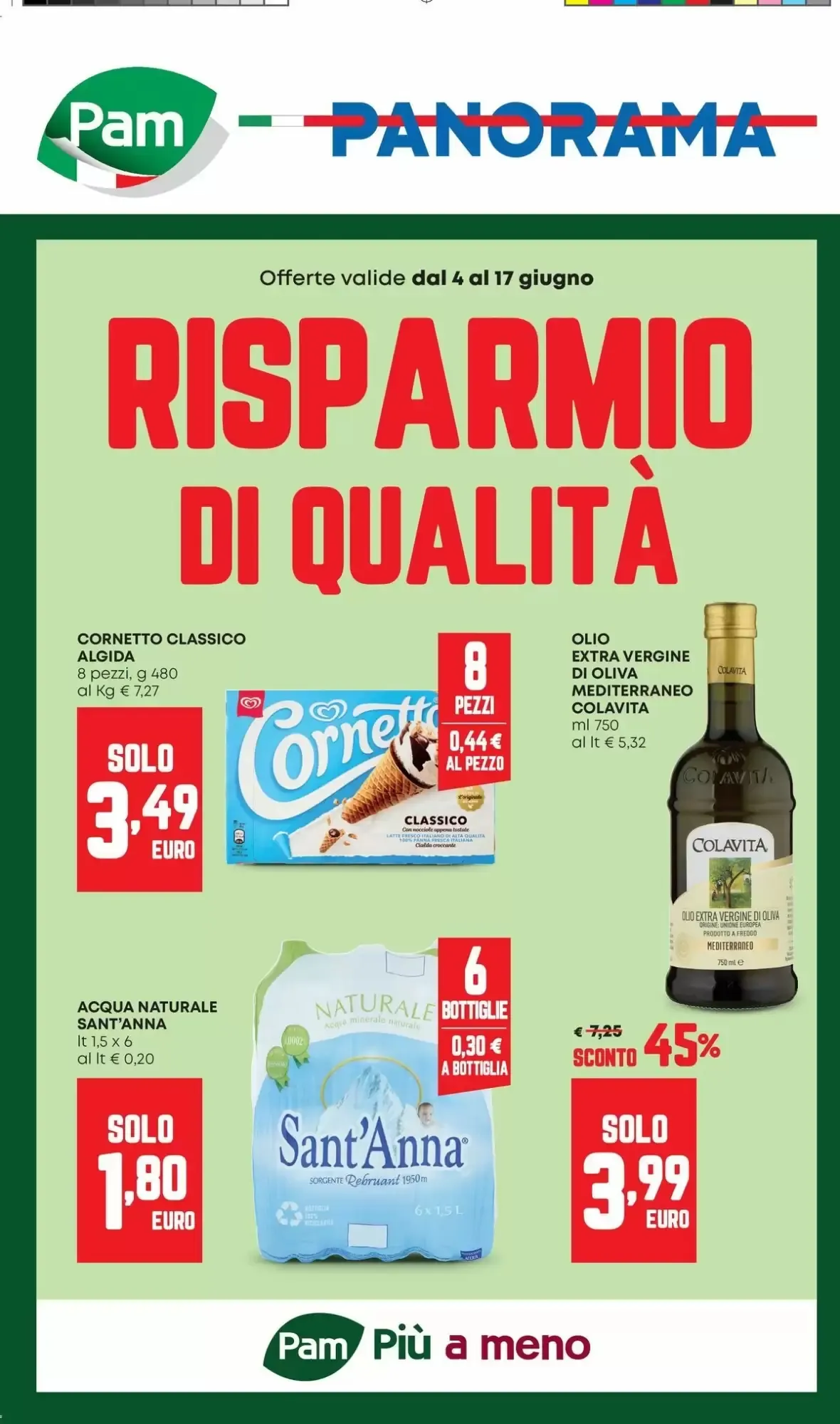 Copertina Pam - Volantino Pam