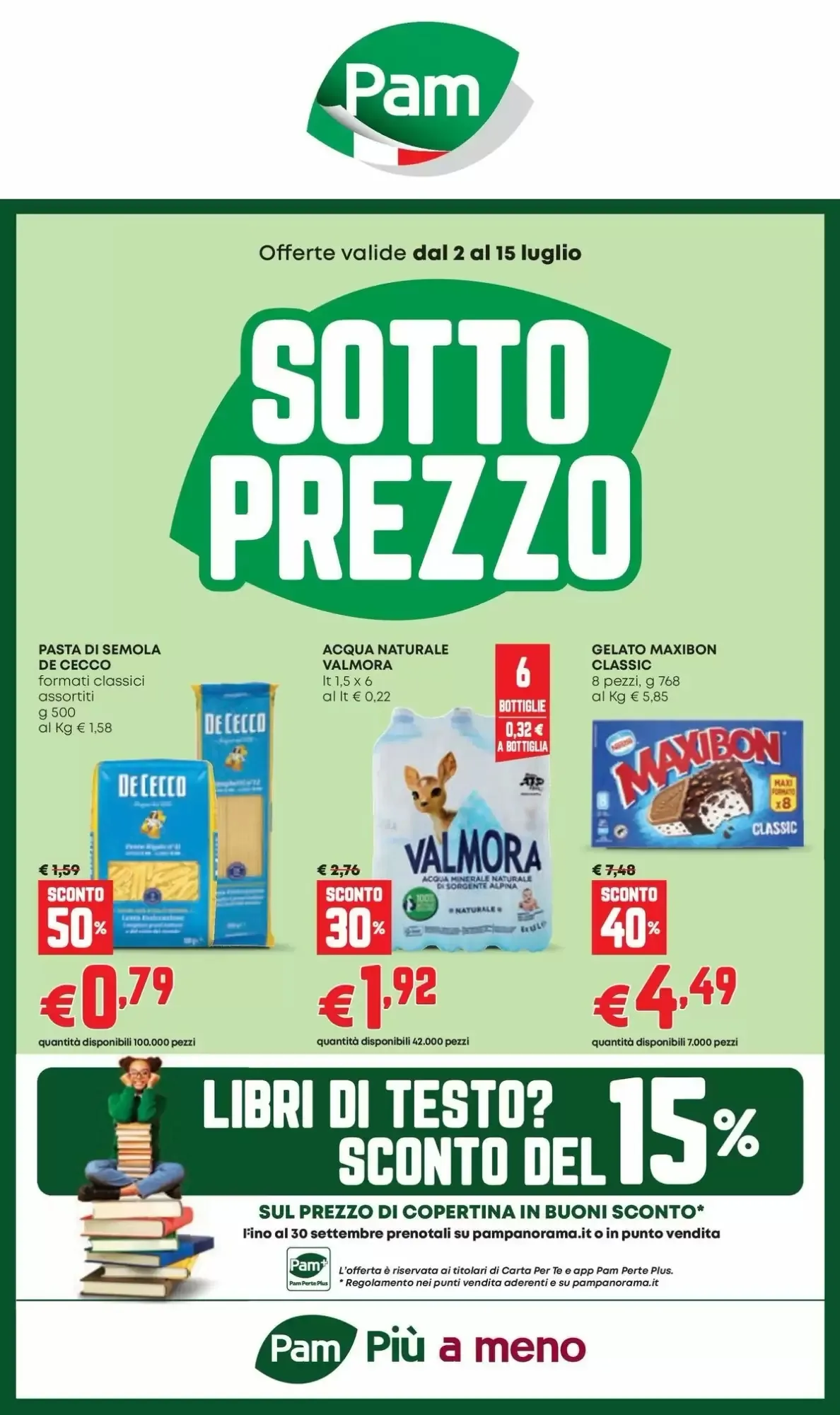 Copertina Pam - Volantino Pam