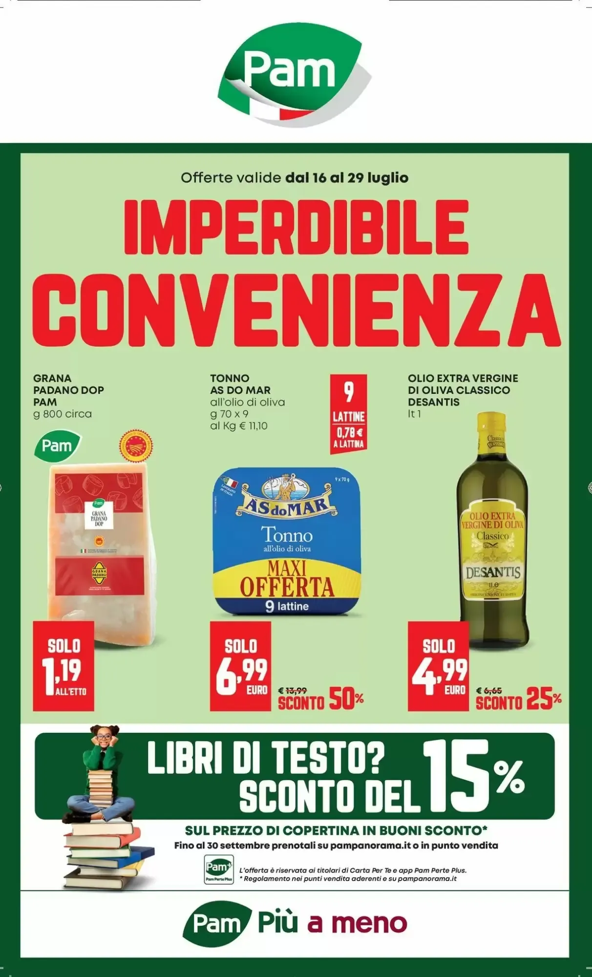 Copertina Pam - Volantino Pam