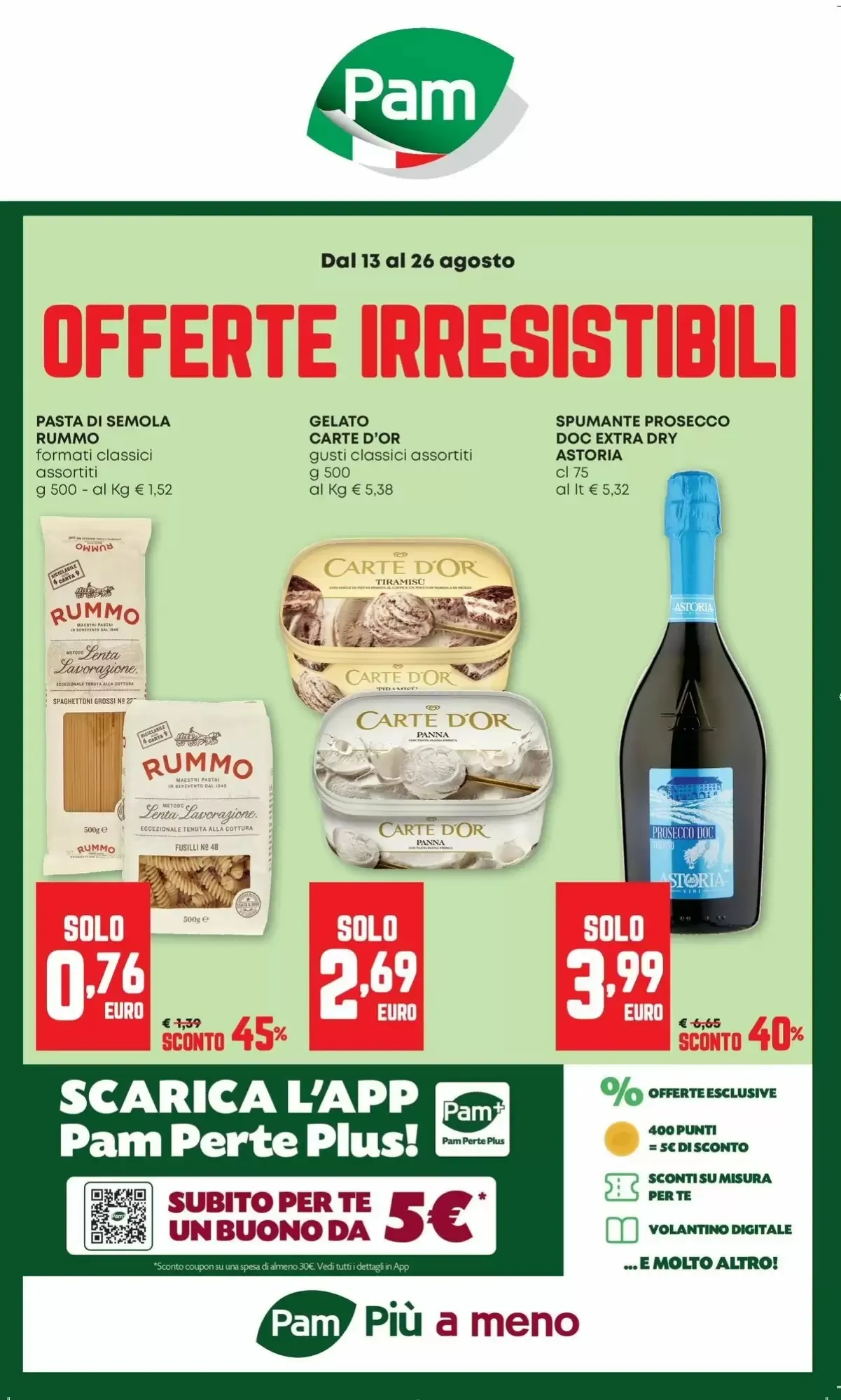 Copertina Pam - Volantino Pam