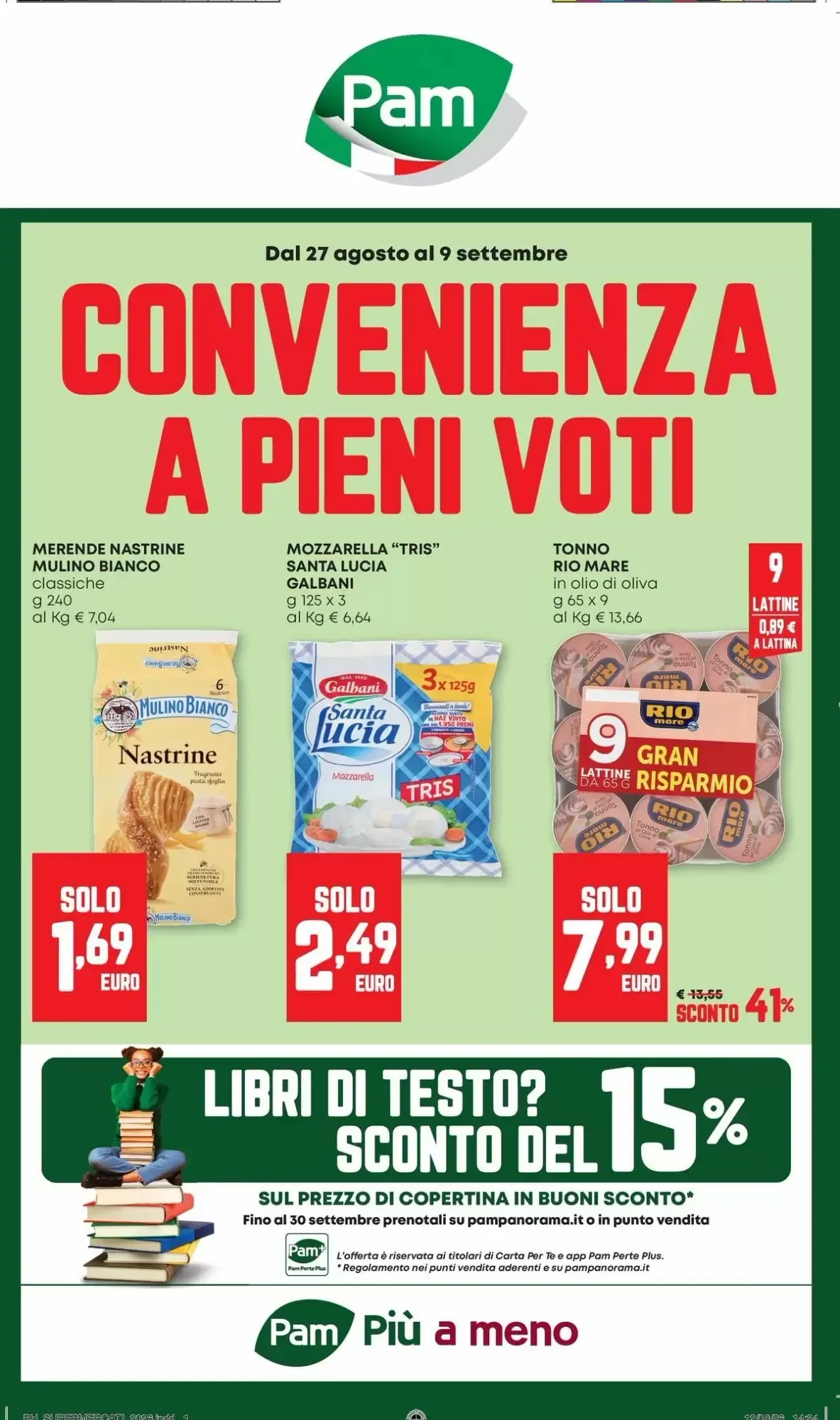 Copertina Pam - Volantino Pam