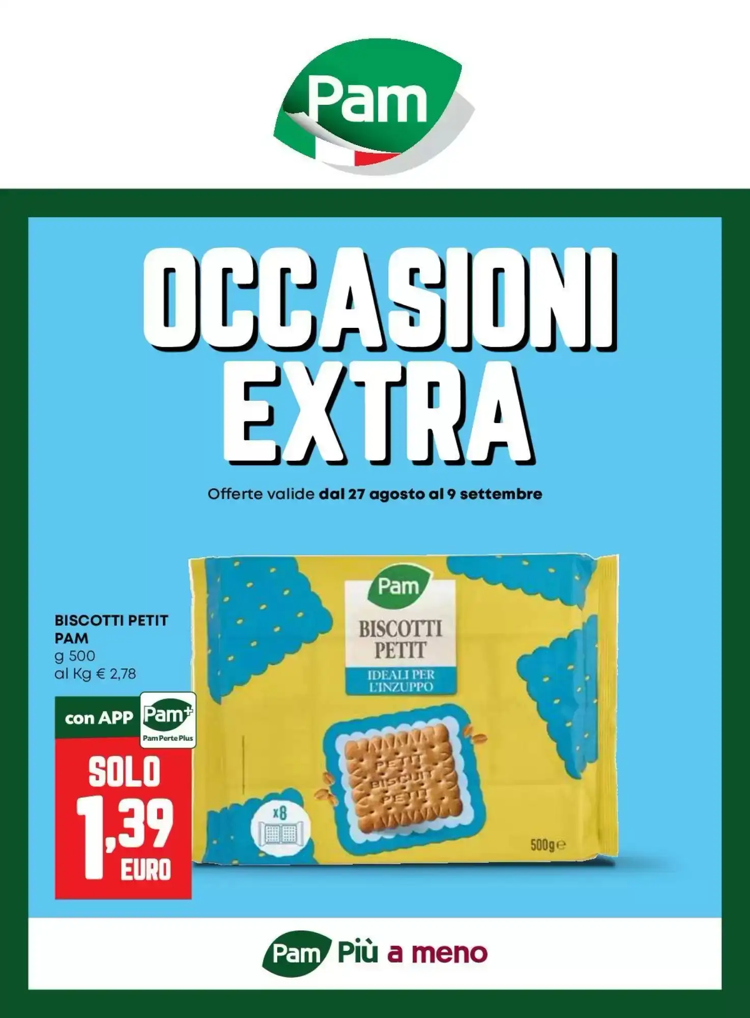 Copertina Pam - Volantino Pam