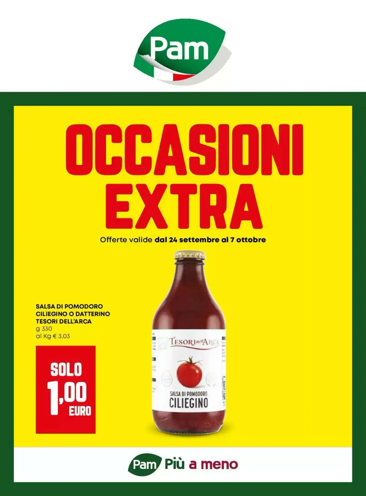 Copertina Pam - Volantino Pam