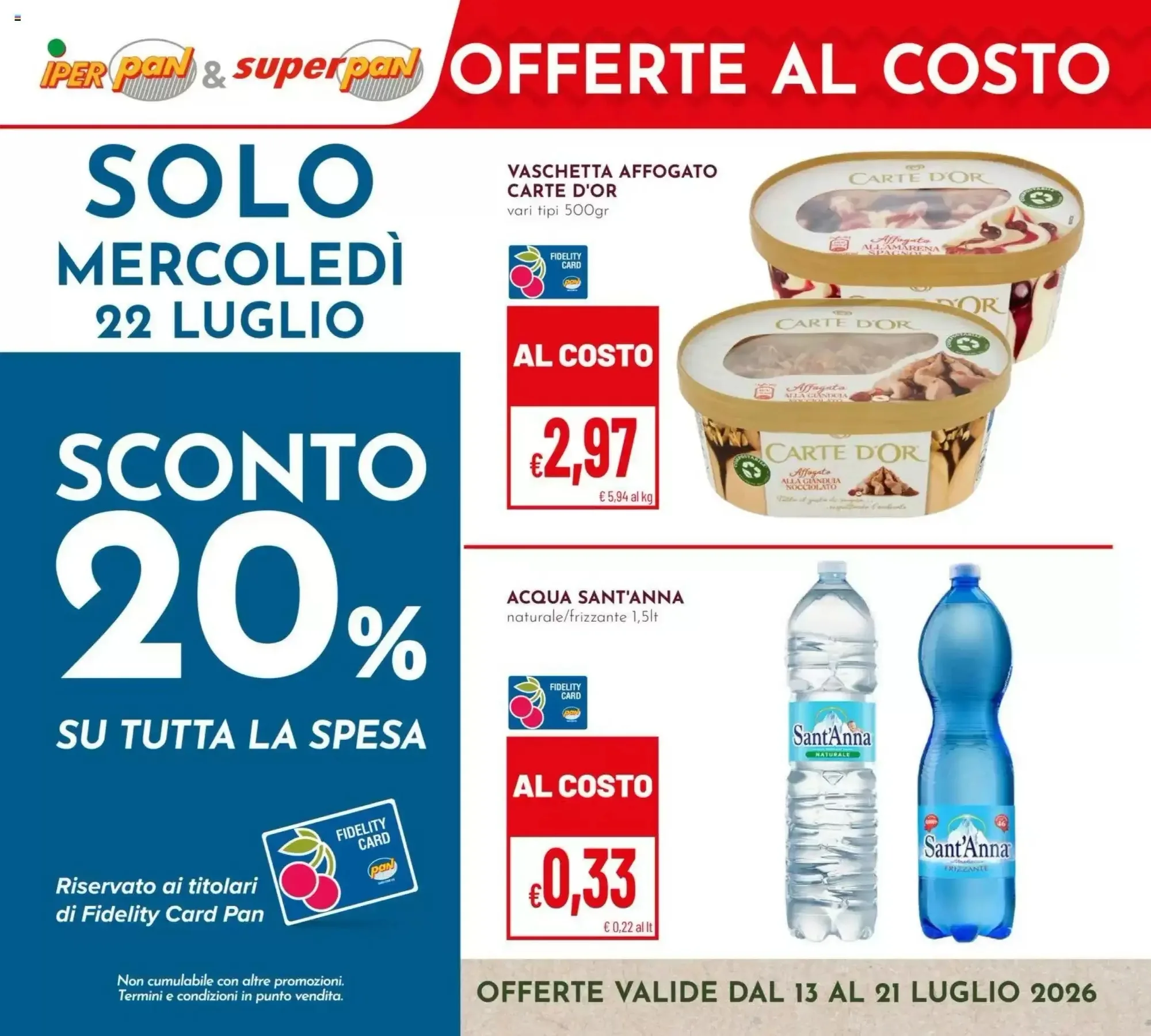 Copertina Pan - Volantino Pan