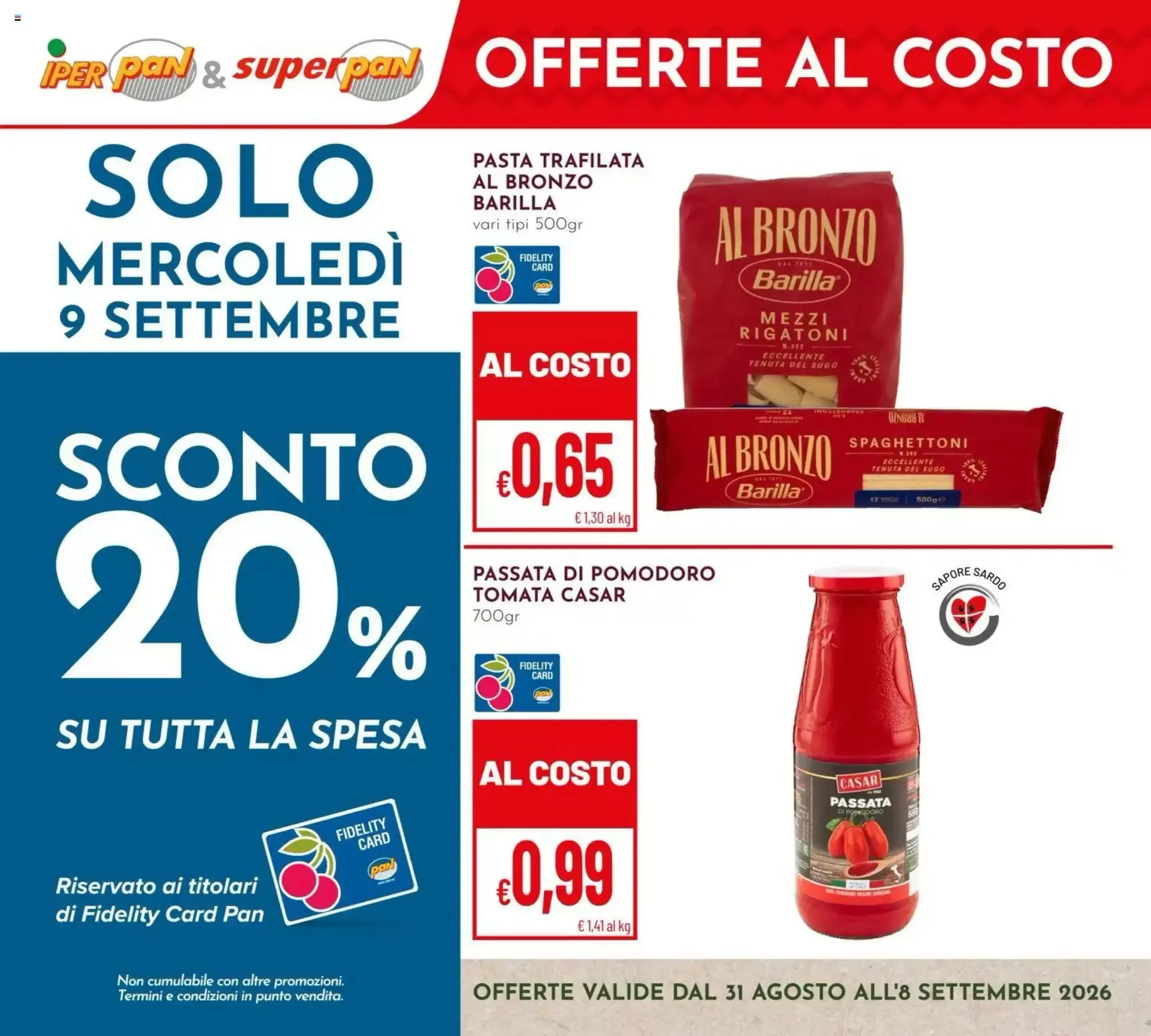 Copertina Pan - Volantino Pan