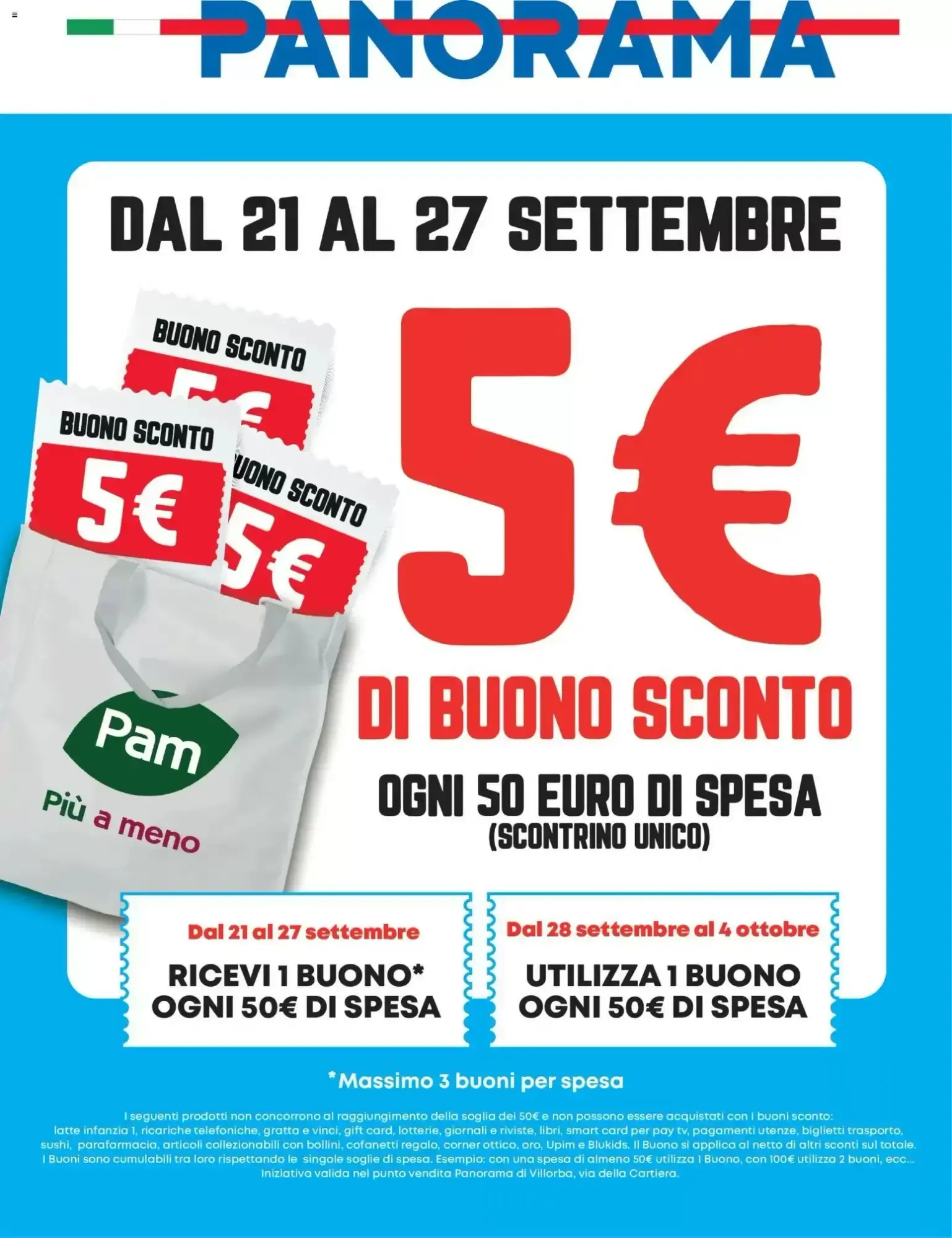 Copertina Panorama - Volantino Panorama