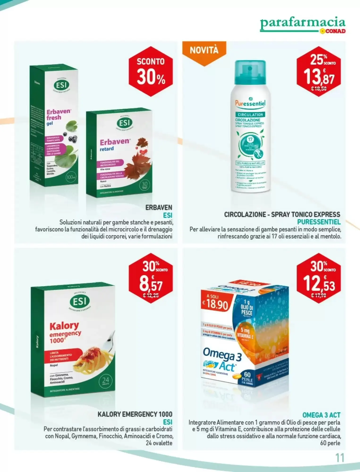Volantino Parafarmacia Conad Volantino Parafarmacia Conad pagina 11