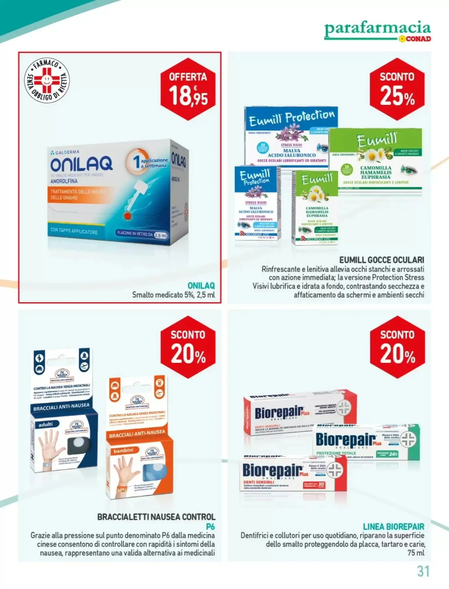 Volantino Parafarmacia Conad Volantino Parafarmacia Conad pagina 31