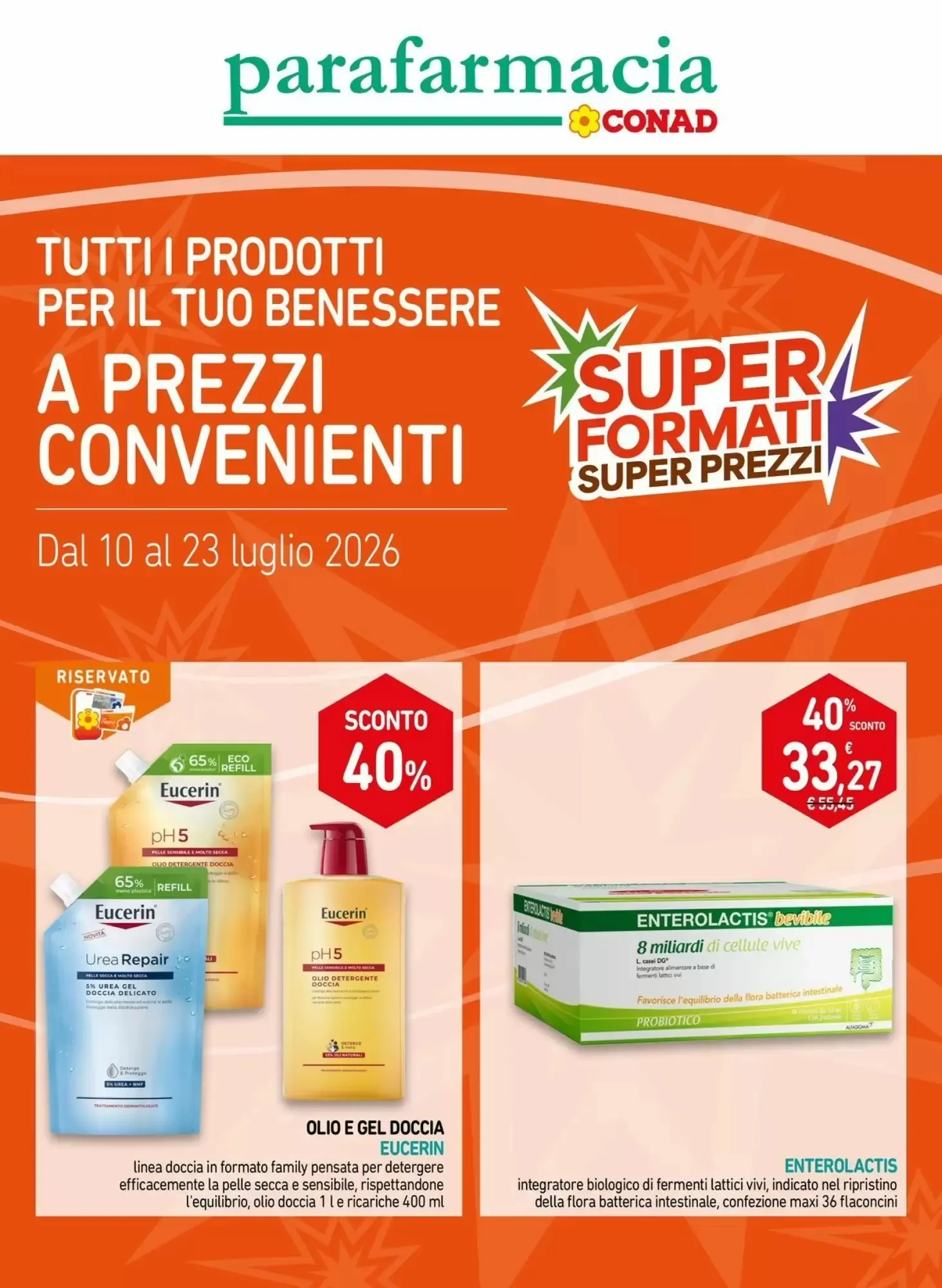 Copertina Parafarmacia Conad - Volantino Parafarmacia Conad