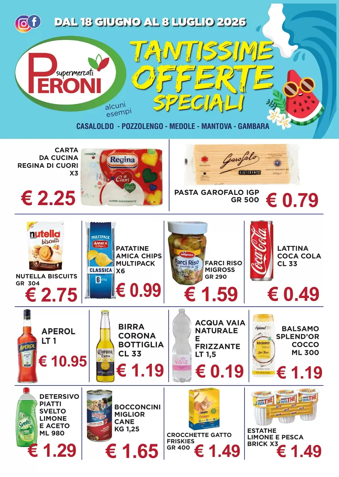 Copertina Peroni Supermercati - Volantino Peroni Supermercati