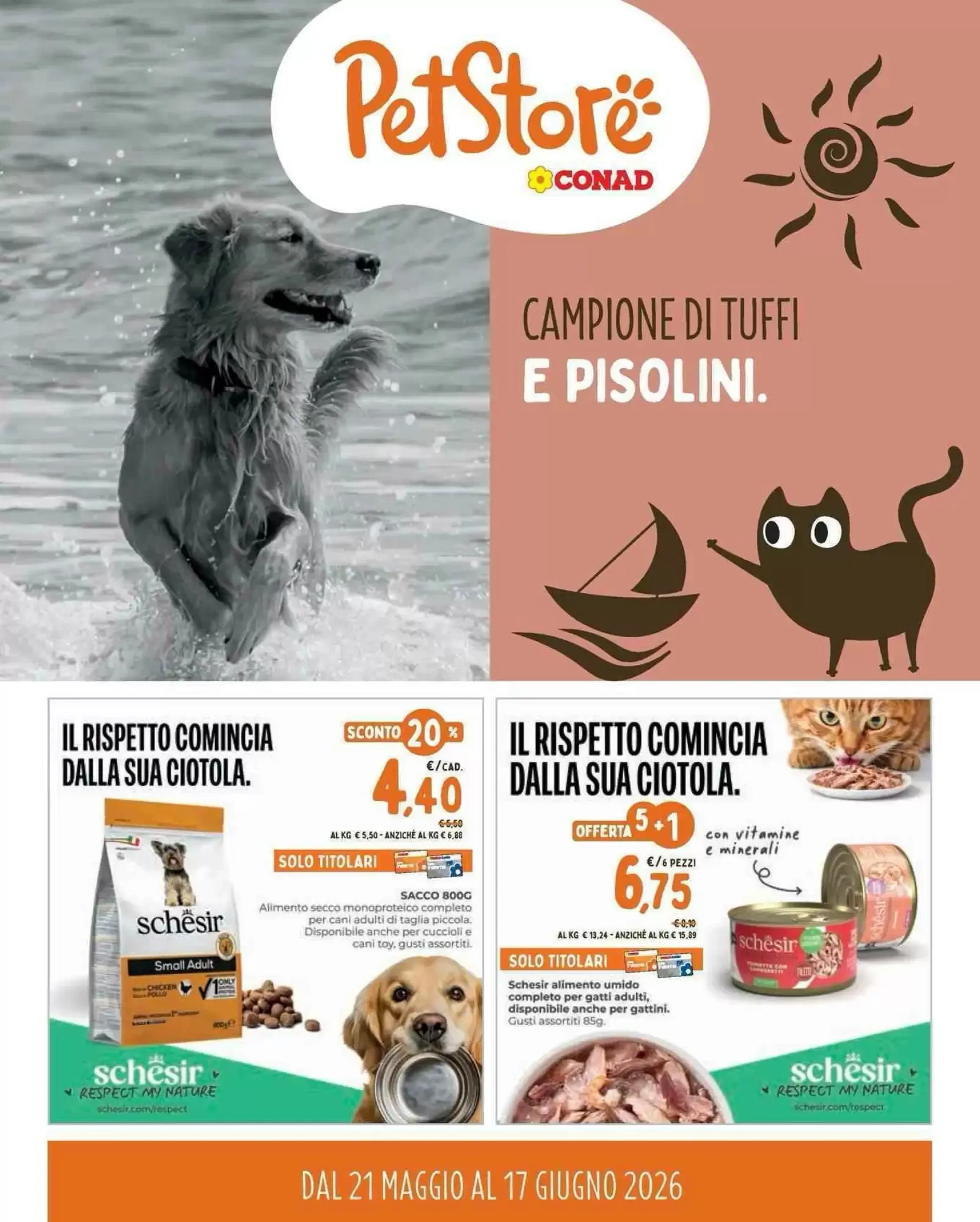Copertina Pet Store Conad - Volantino Pet Store Conad