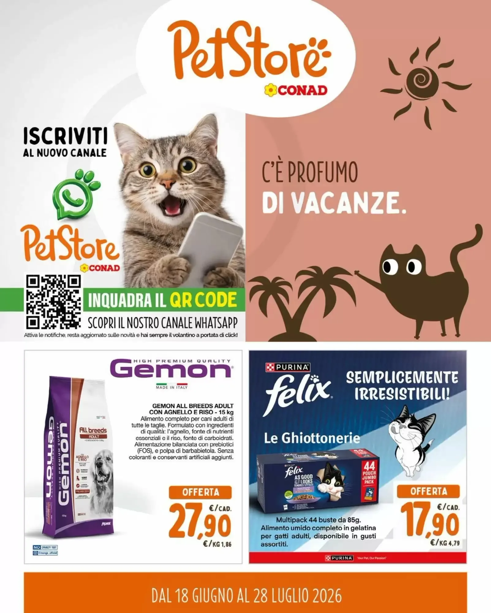 Copertina Pet Store Conad - Volantino Pet Store Conad
