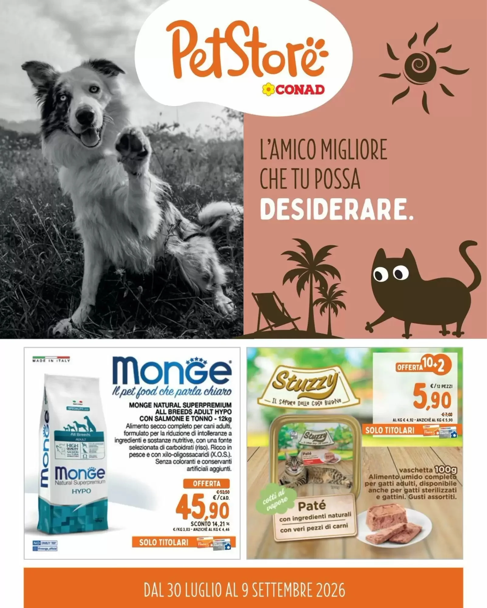 Copertina Pet Store Conad - Volantino Pet Store Conad