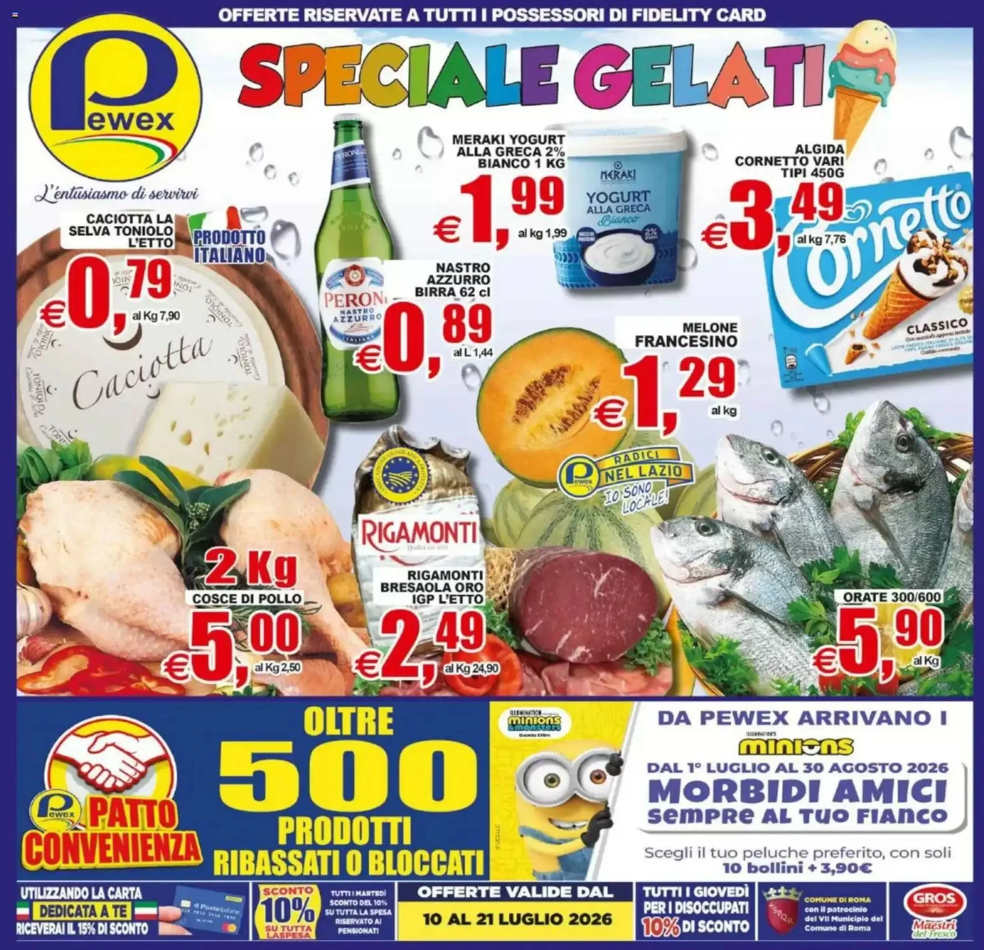 Copertina Pewex - Volantino Pewex
