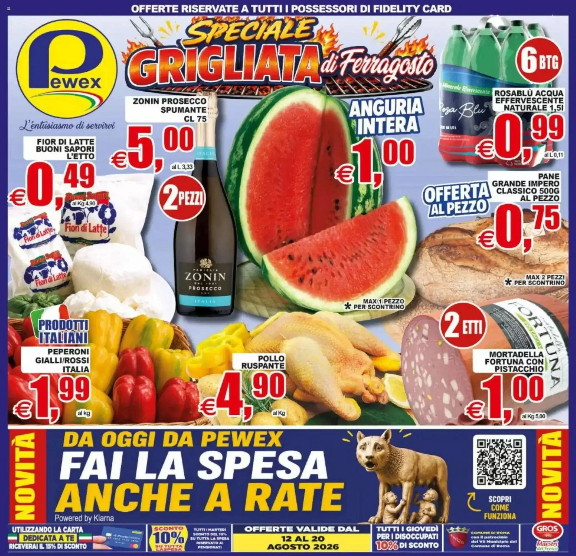 Copertina Pewex - Volantino Pewex