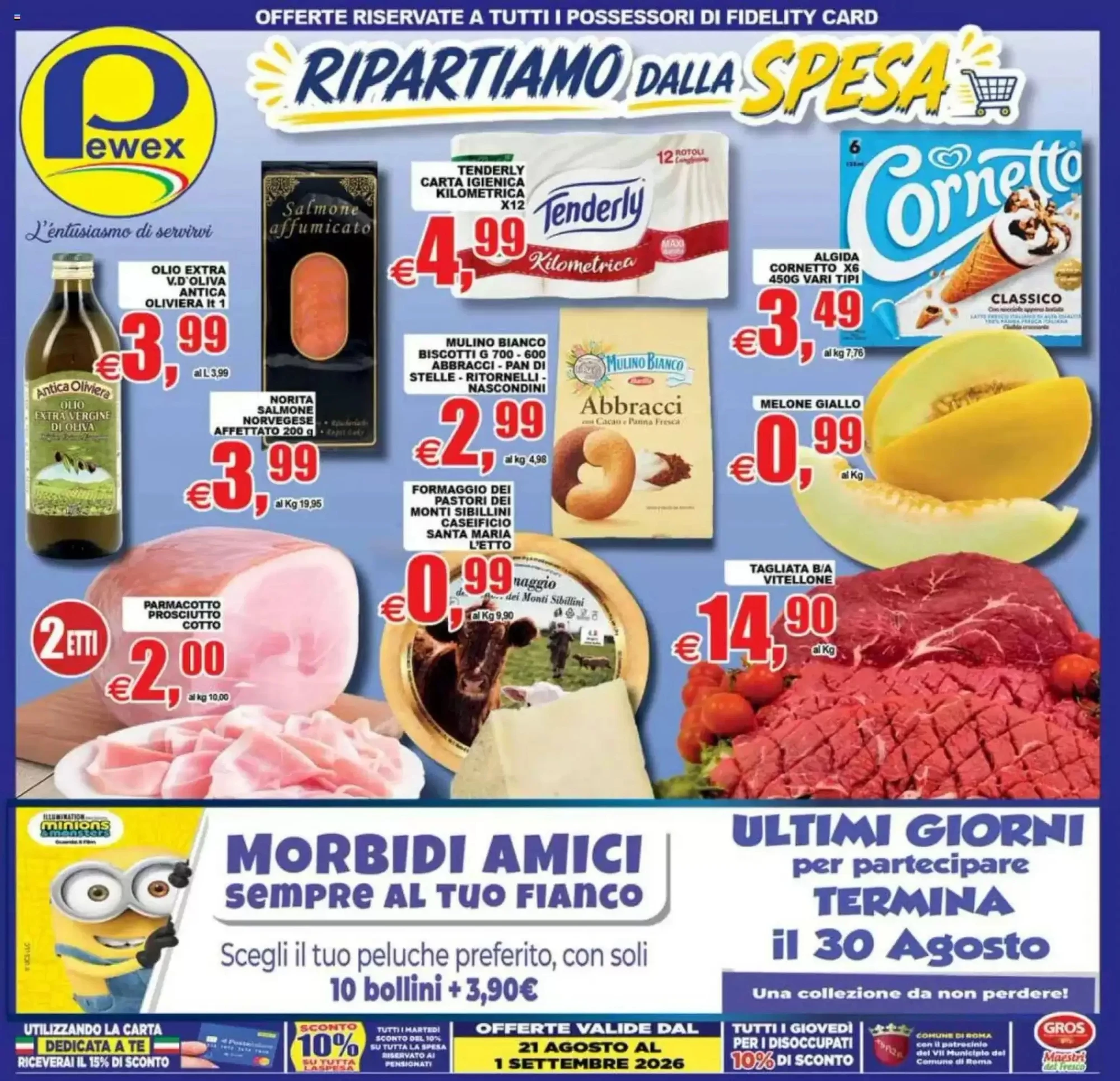 Copertina Pewex - Volantino Pewex