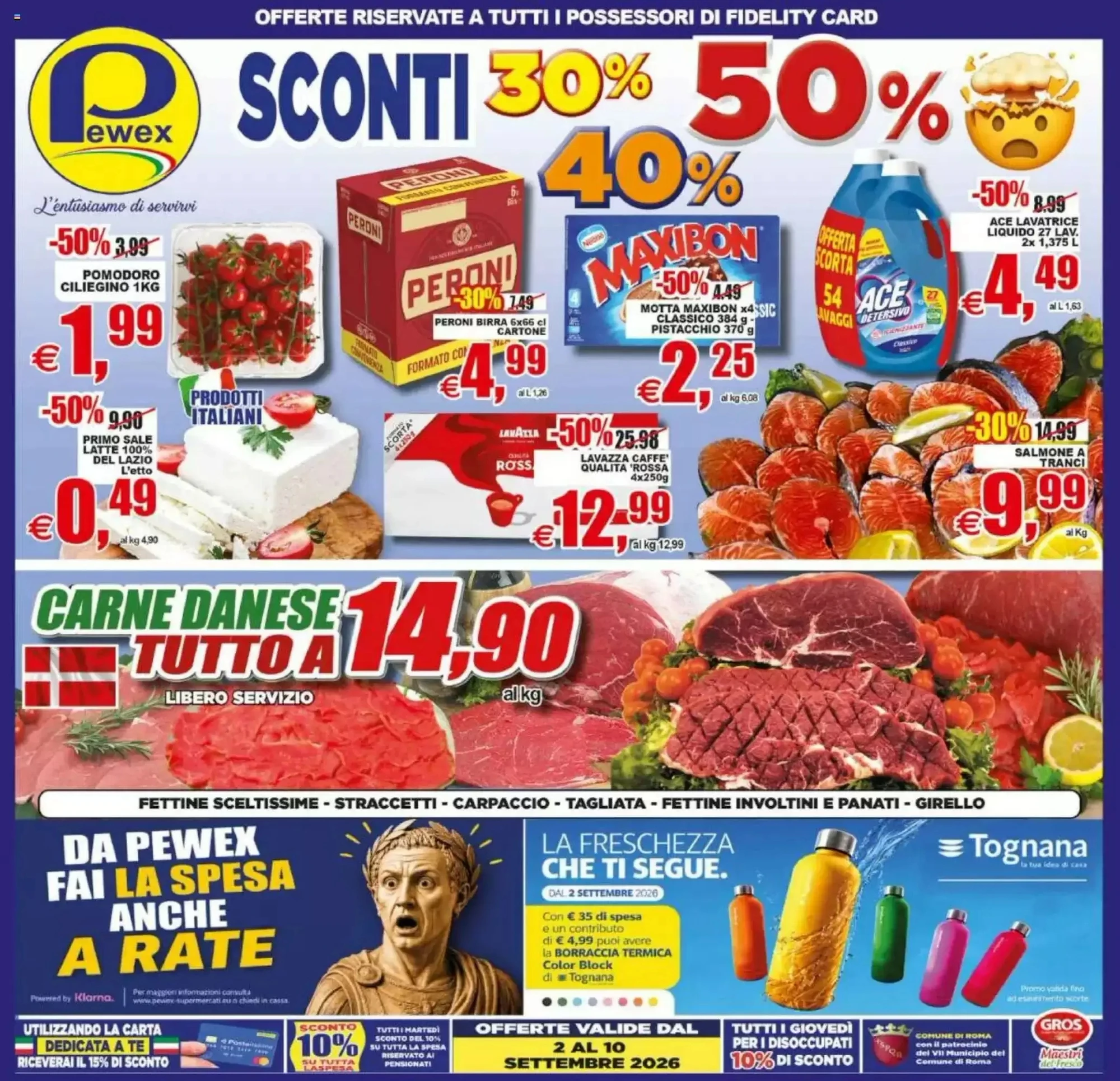 Copertina Pewex - Volantino Pewex
