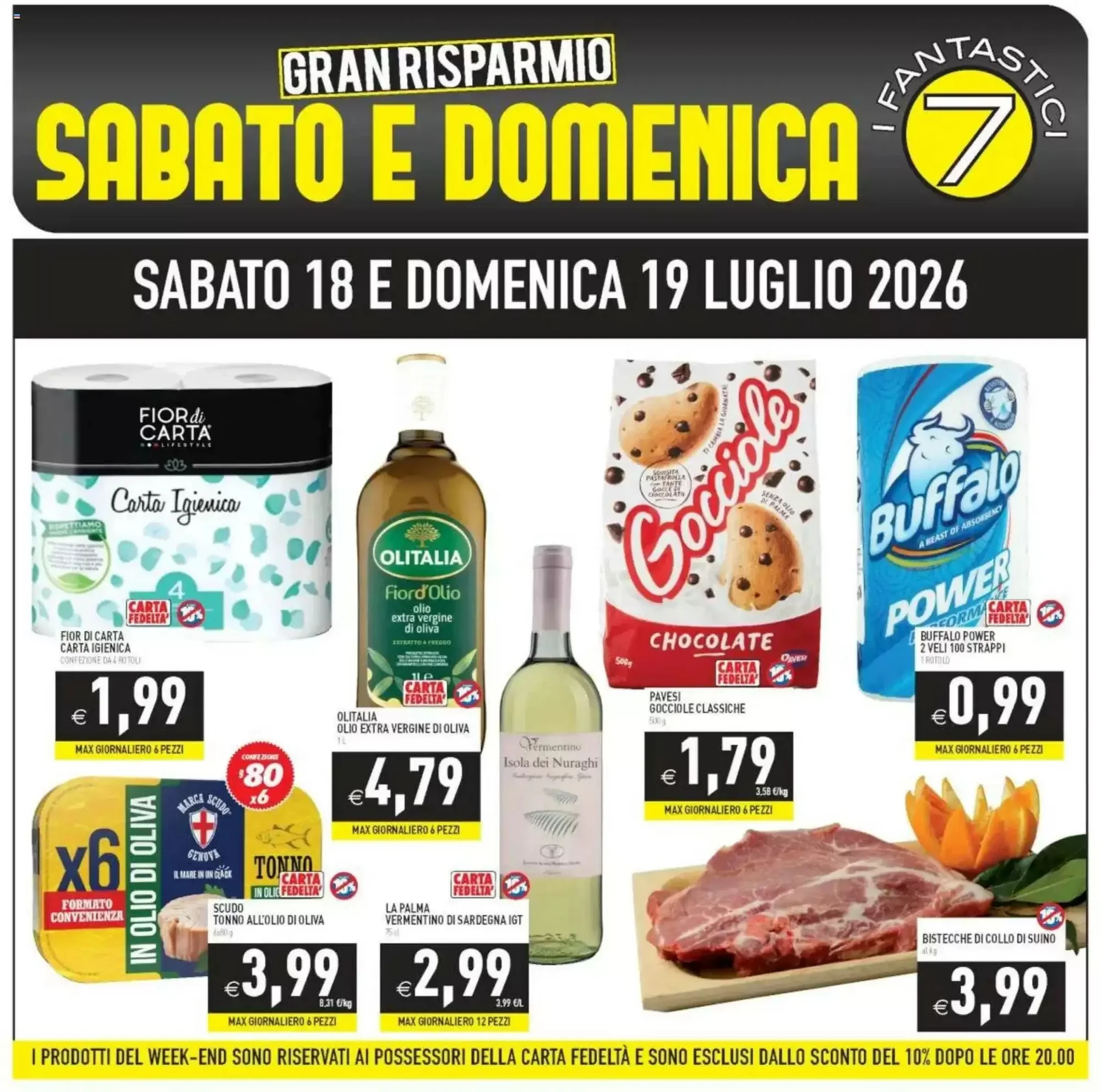 Copertina Pim Supermercati - Volantino Pim Supermercati