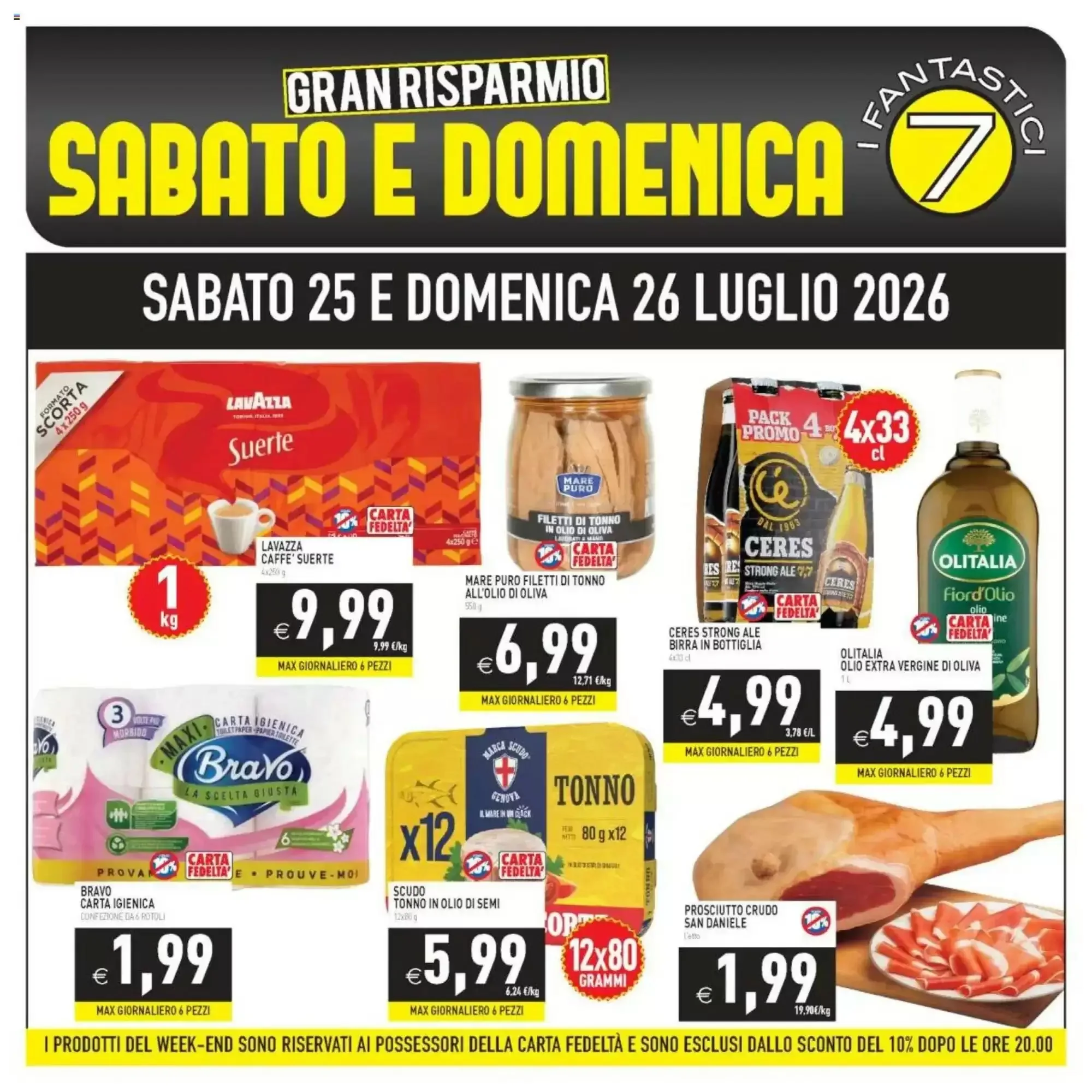 Copertina Pim Supermercati - Volantino Pim Supermercati